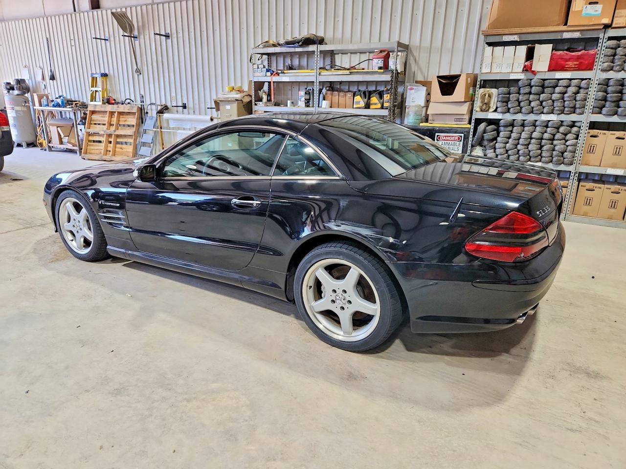 2004 Mercedes-benz Sl 55 Amg Black vin: WDBSK74F34F069941