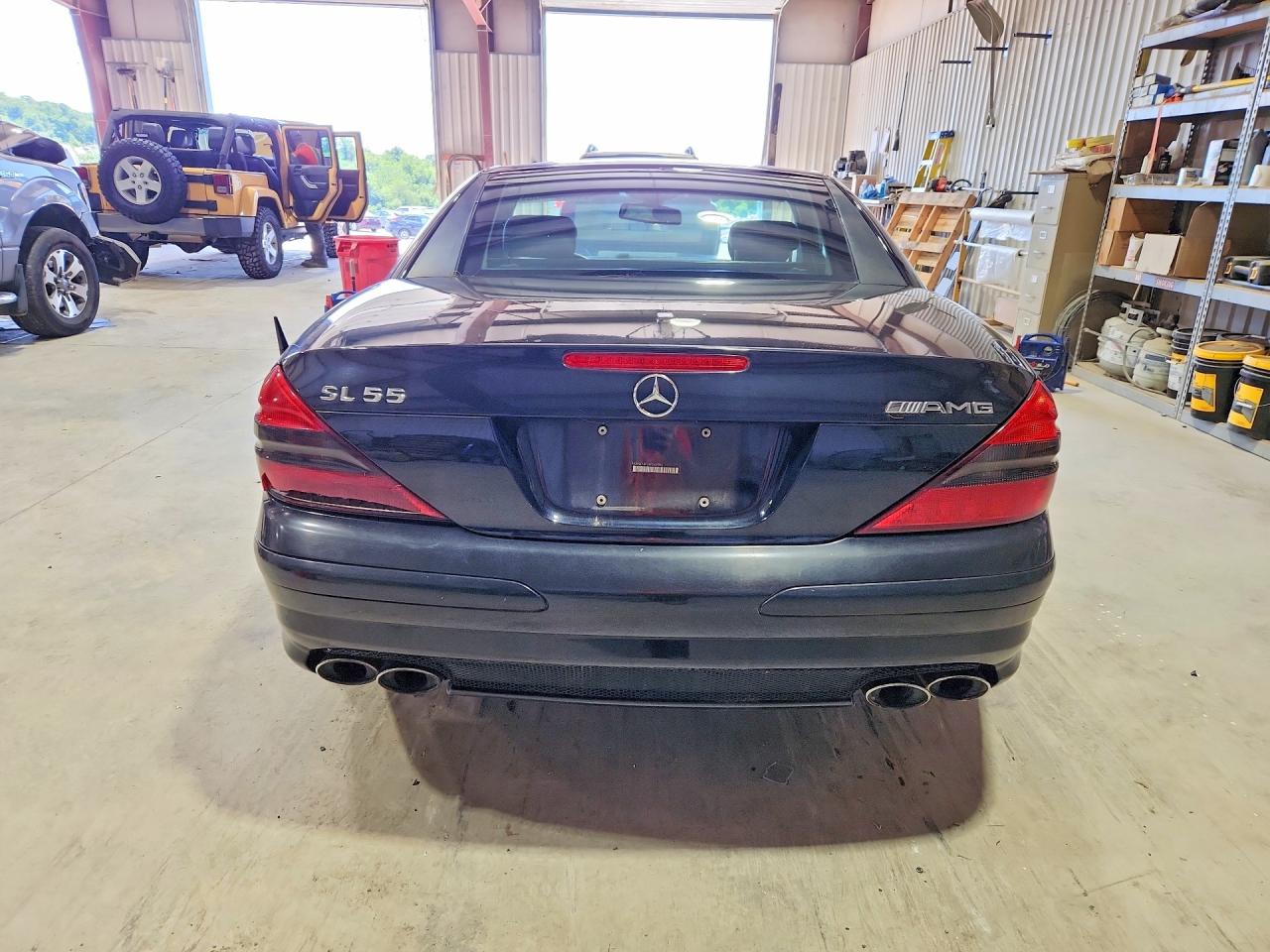 2004 Mercedes-benz Sl 55 Amg Black vin: WDBSK74F34F069941
