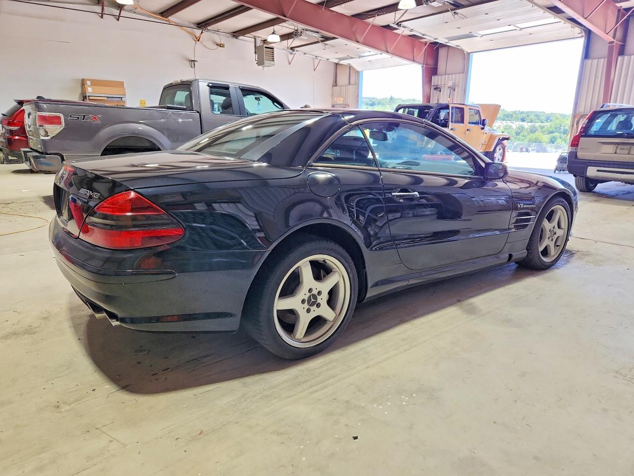 2004 Mercedes-benz Sl 55 Amg Black vin: WDBSK74F34F069941