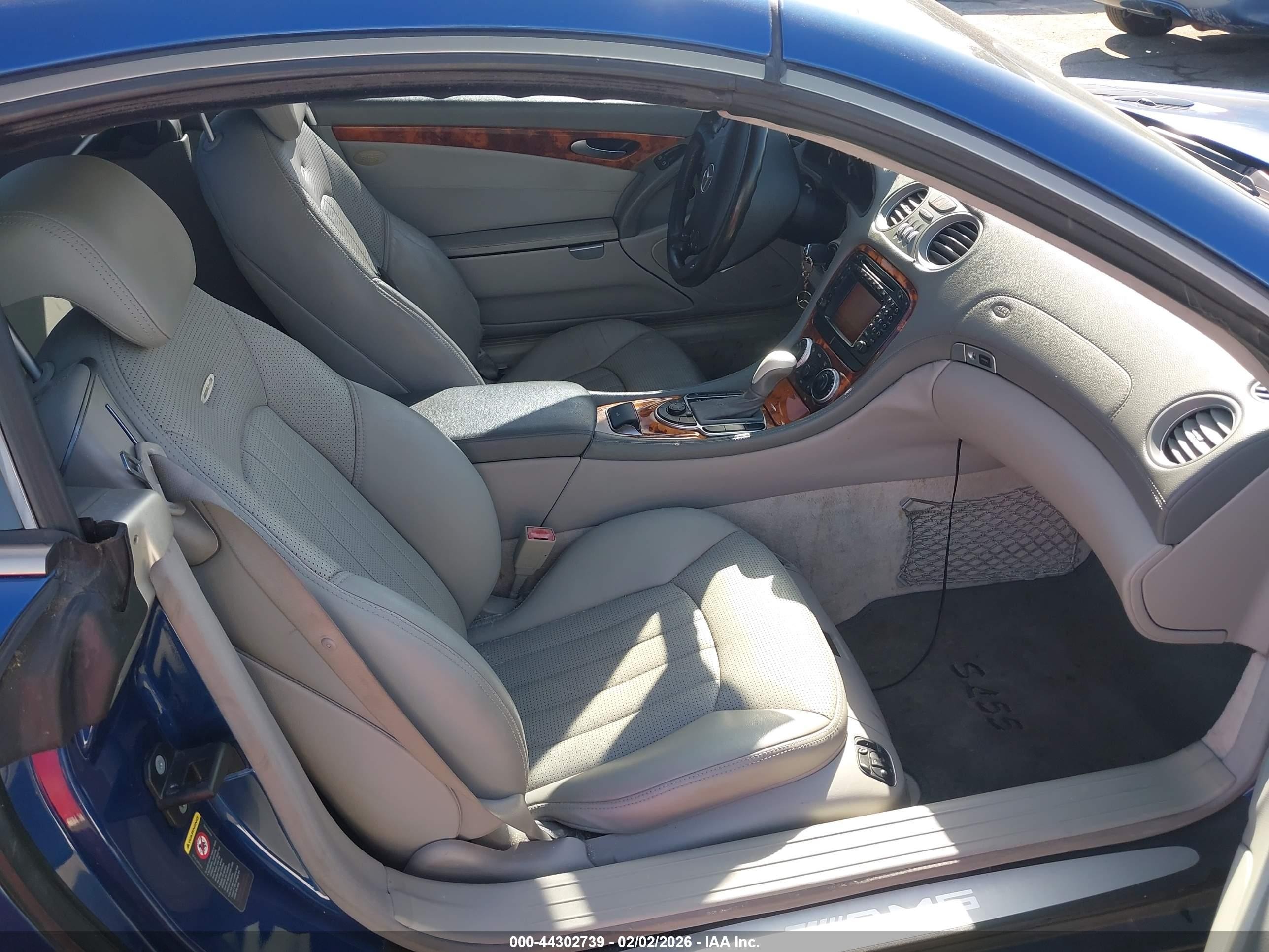 2003 Mercedes-benz Sl 55 Amg   Синий vin: WDBSK74F43F057750