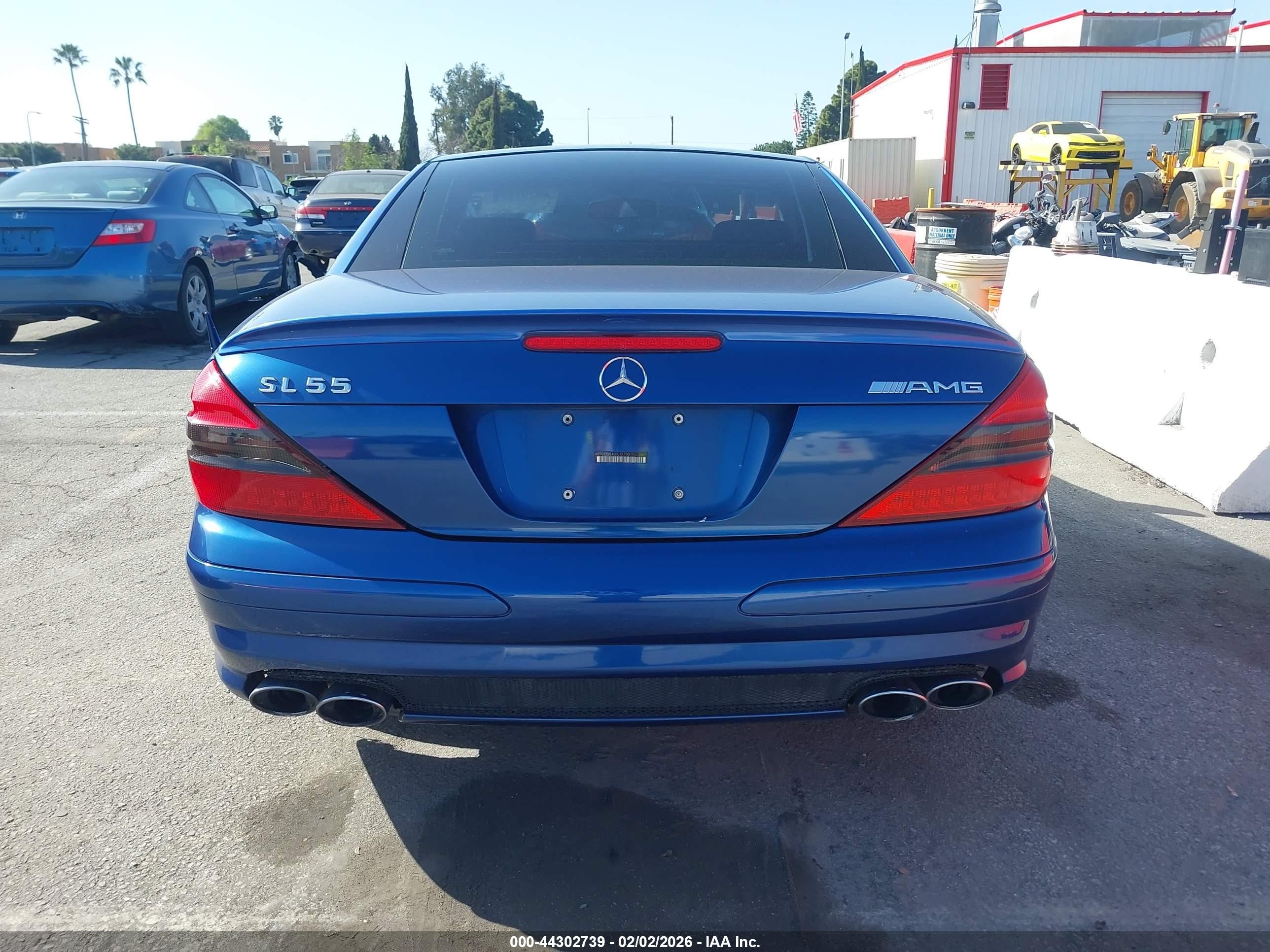 2003 Mercedes-benz Sl 55 Amg   Синий vin: WDBSK74F43F057750