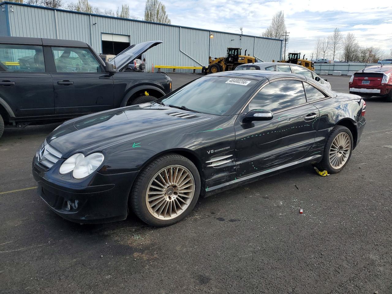 2004 Mercedes-benz Sl 55 Amg Black vin: WDBSK74F44F076803