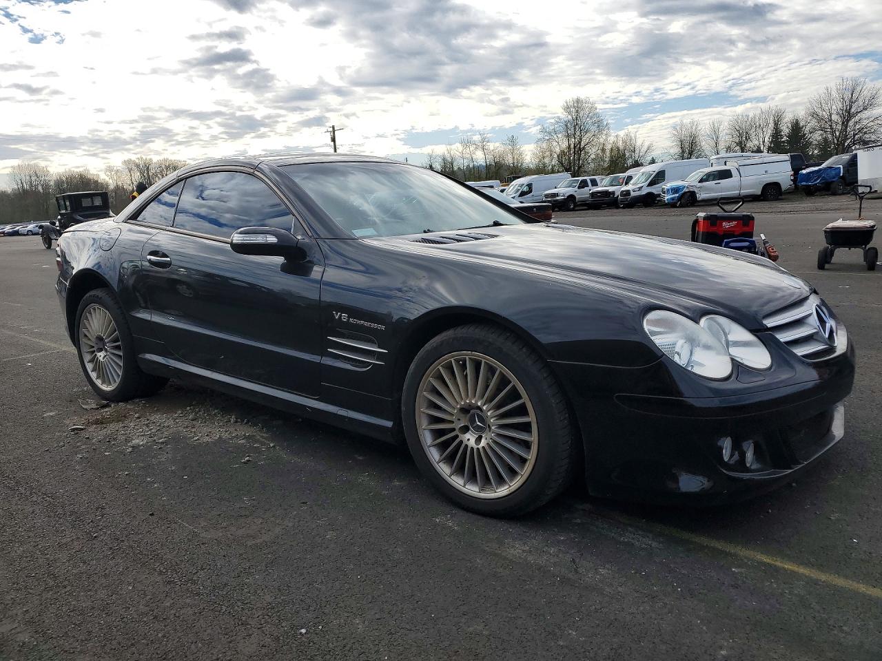 2004 Mercedes-benz Sl 55 Amg Black vin: WDBSK74F44F076803