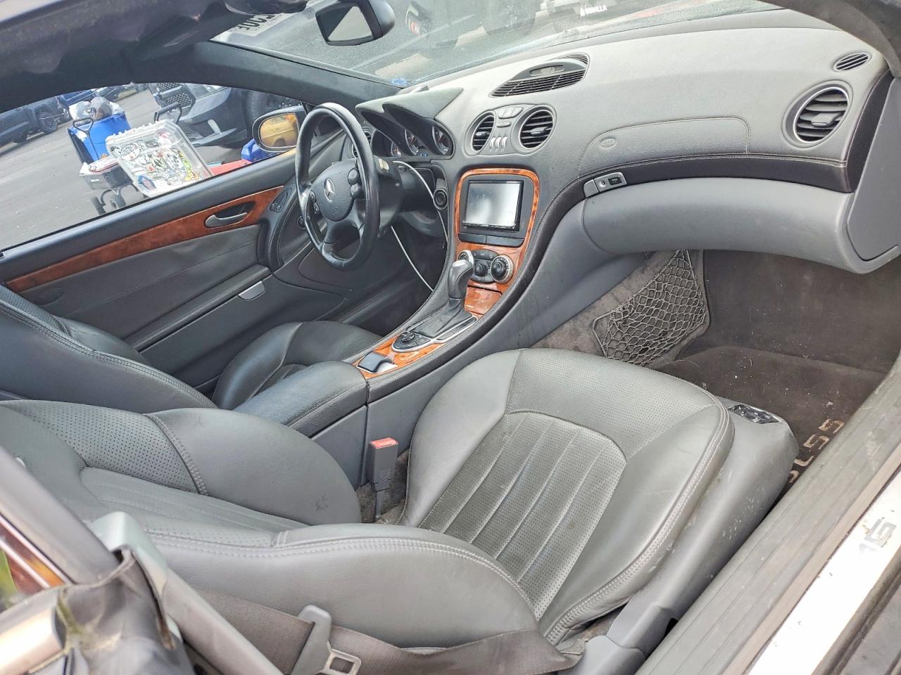 2004 Mercedes-benz Sl 55 Amg Black vin: WDBSK74F44F076803