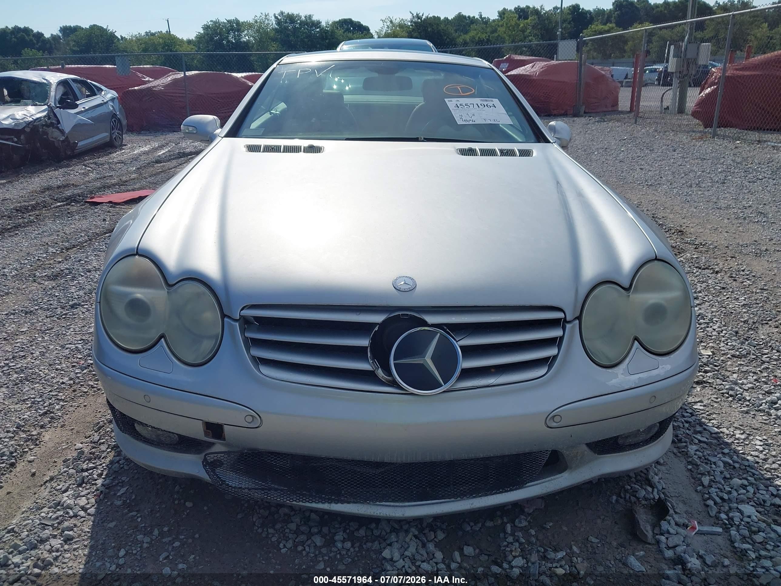 2003 Mercedes-benz Sl 55 Amg   Silver vin: WDBSK74F53F031965