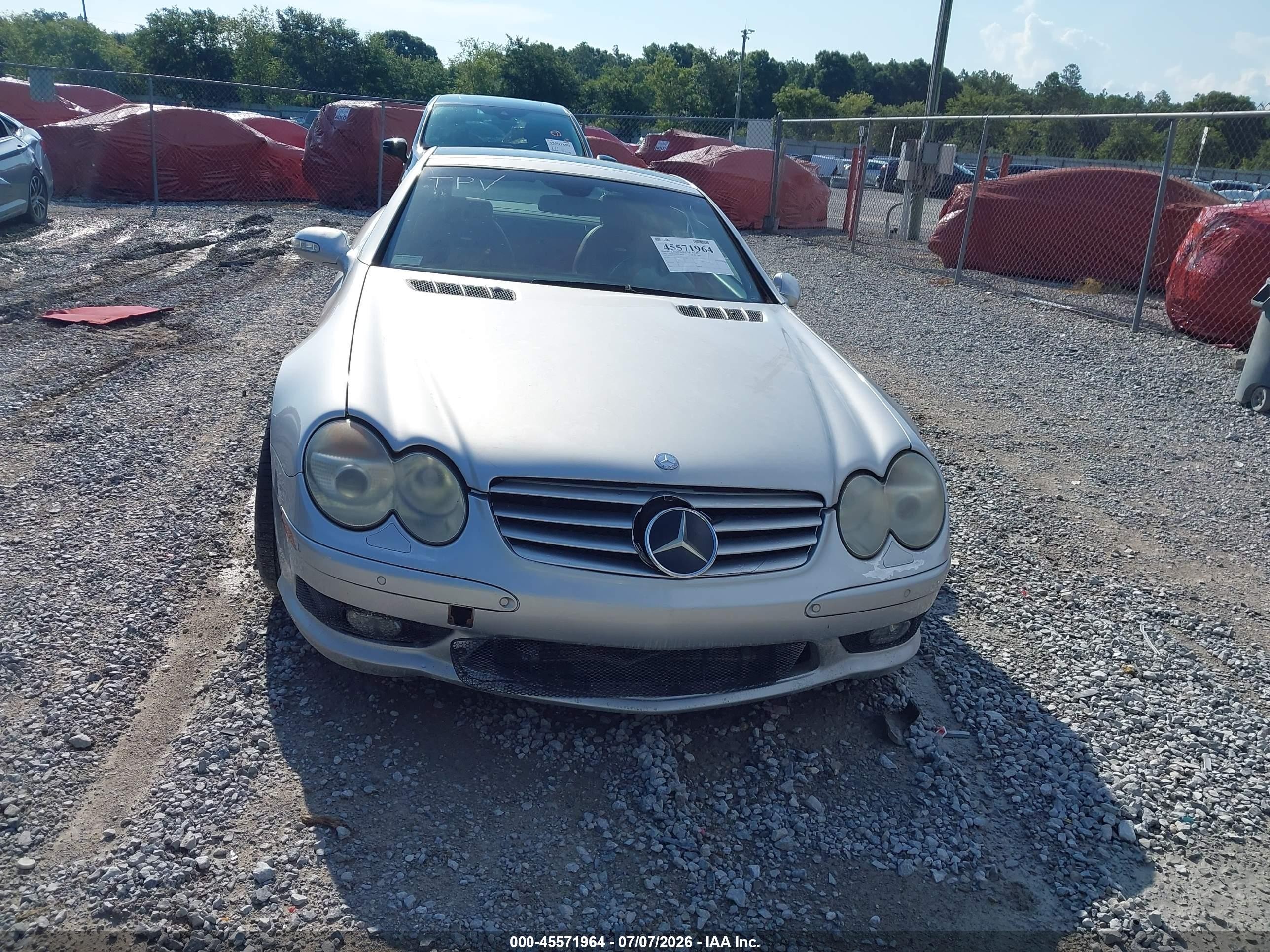 2003 Mercedes-benz Sl 55 Amg   Silver vin: WDBSK74F53F031965