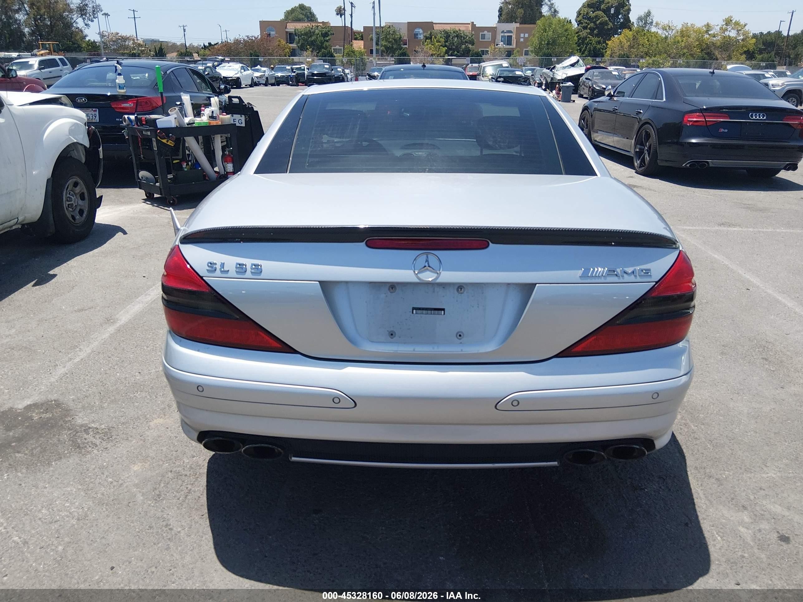 2004 Mercedes-benz Sl 55 Amg   Silver vin: WDBSK74F54F068452