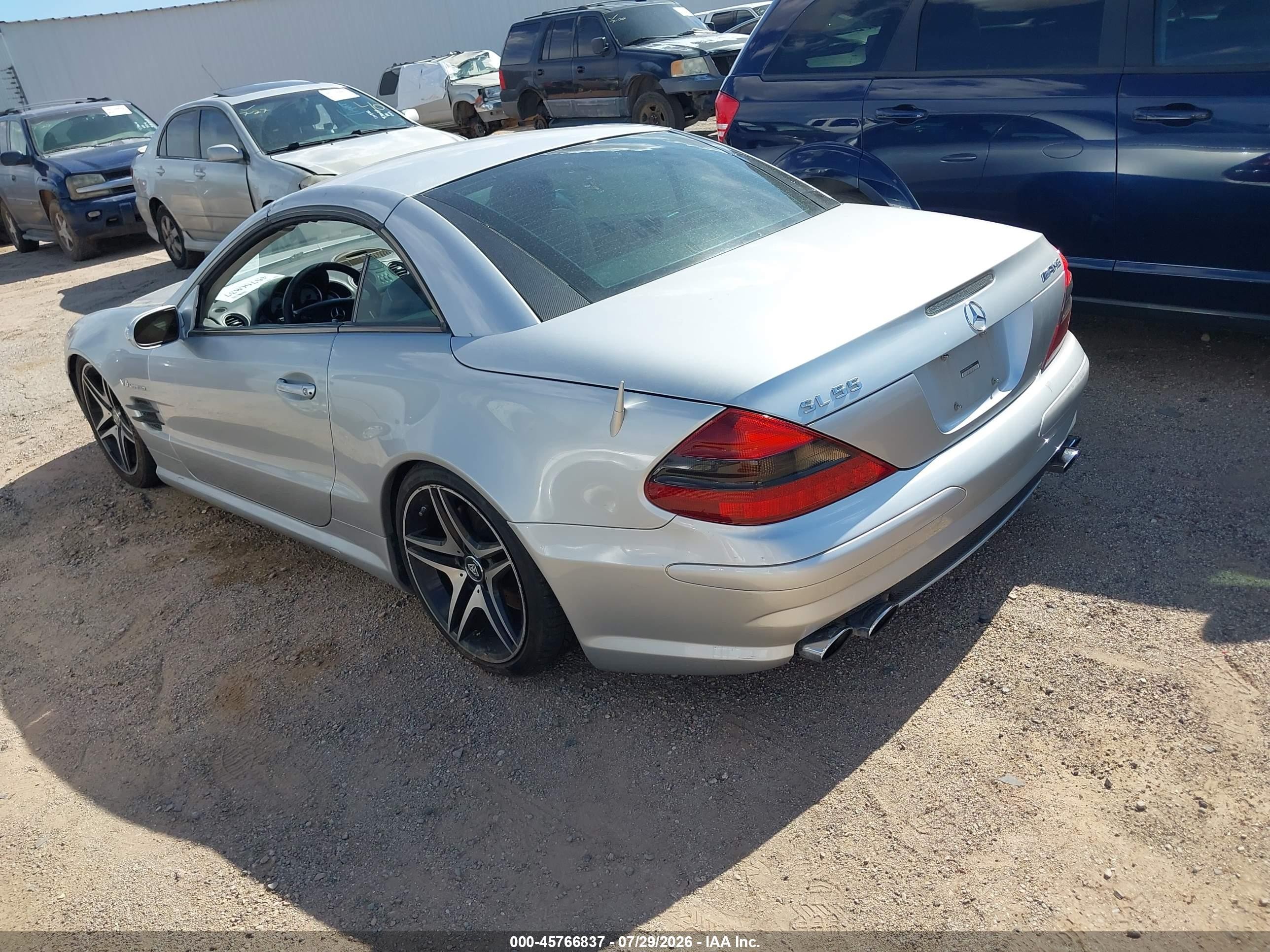 2004 Mercedes-benz Sl 55 Amg   Silver vin: WDBSK74F54F071819