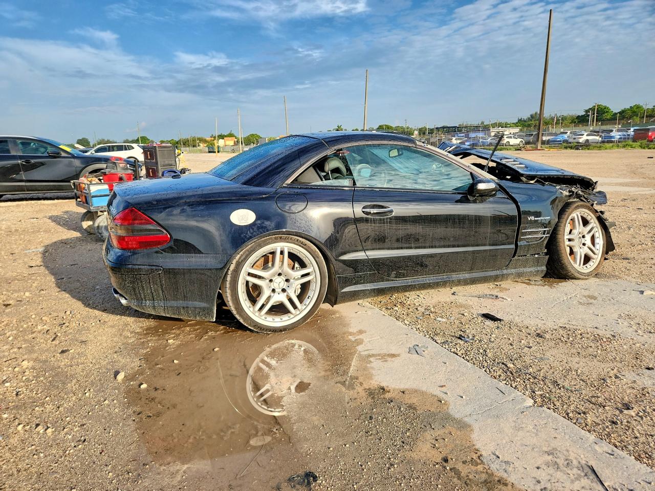 2004 Mercedes-benz Sl 55 Amg Черный vin: WDBSK74F54F078611