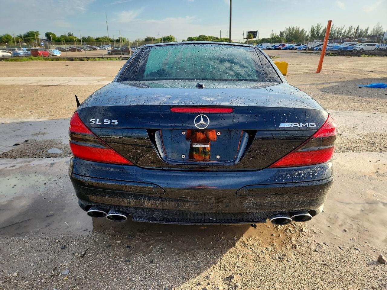 2004 Mercedes-benz Sl 55 Amg Черный vin: WDBSK74F54F078611