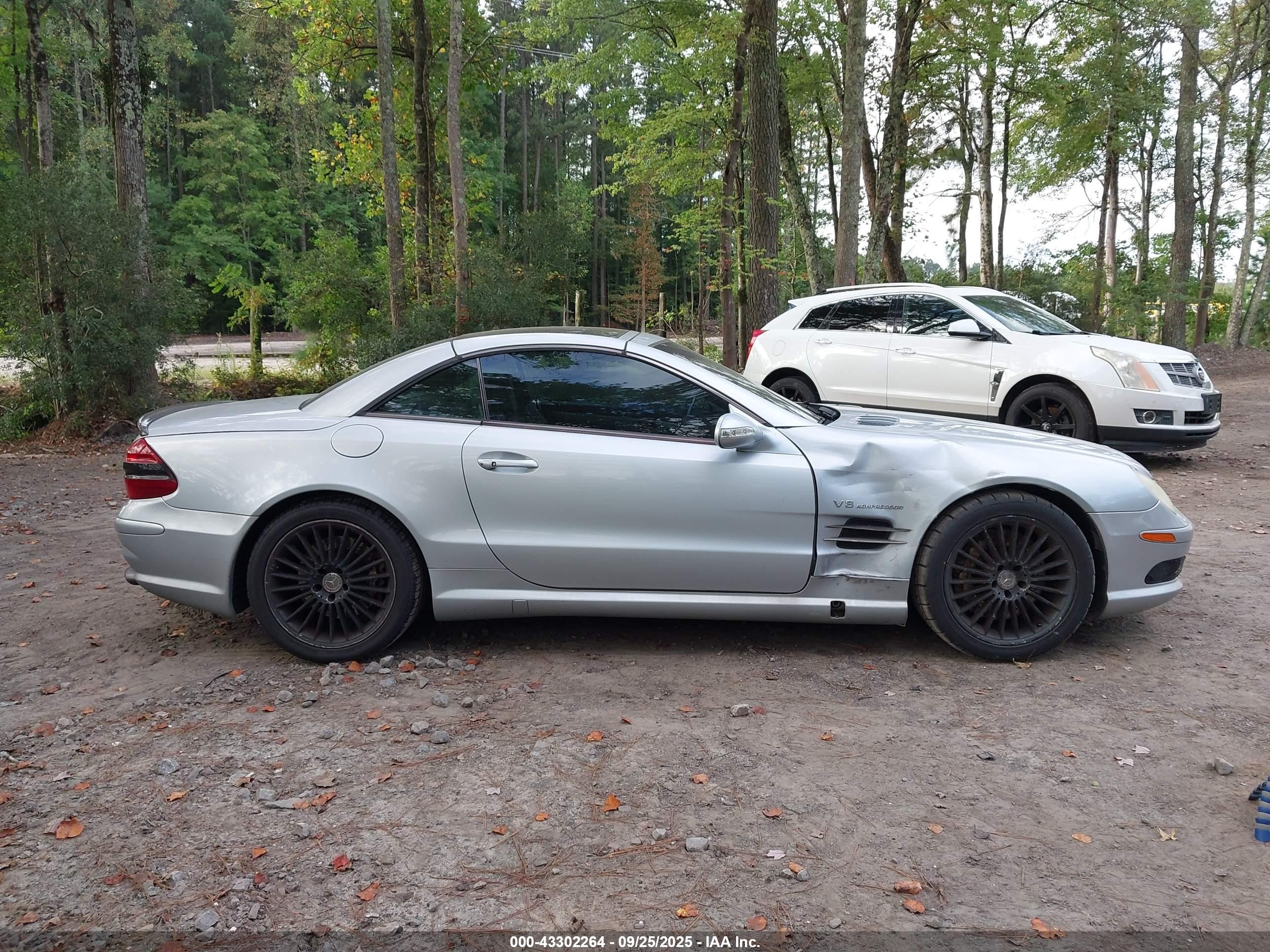 2003 Mercedes-benz Sl 55 Amg   Silver vin: WDBSK74F63F045826