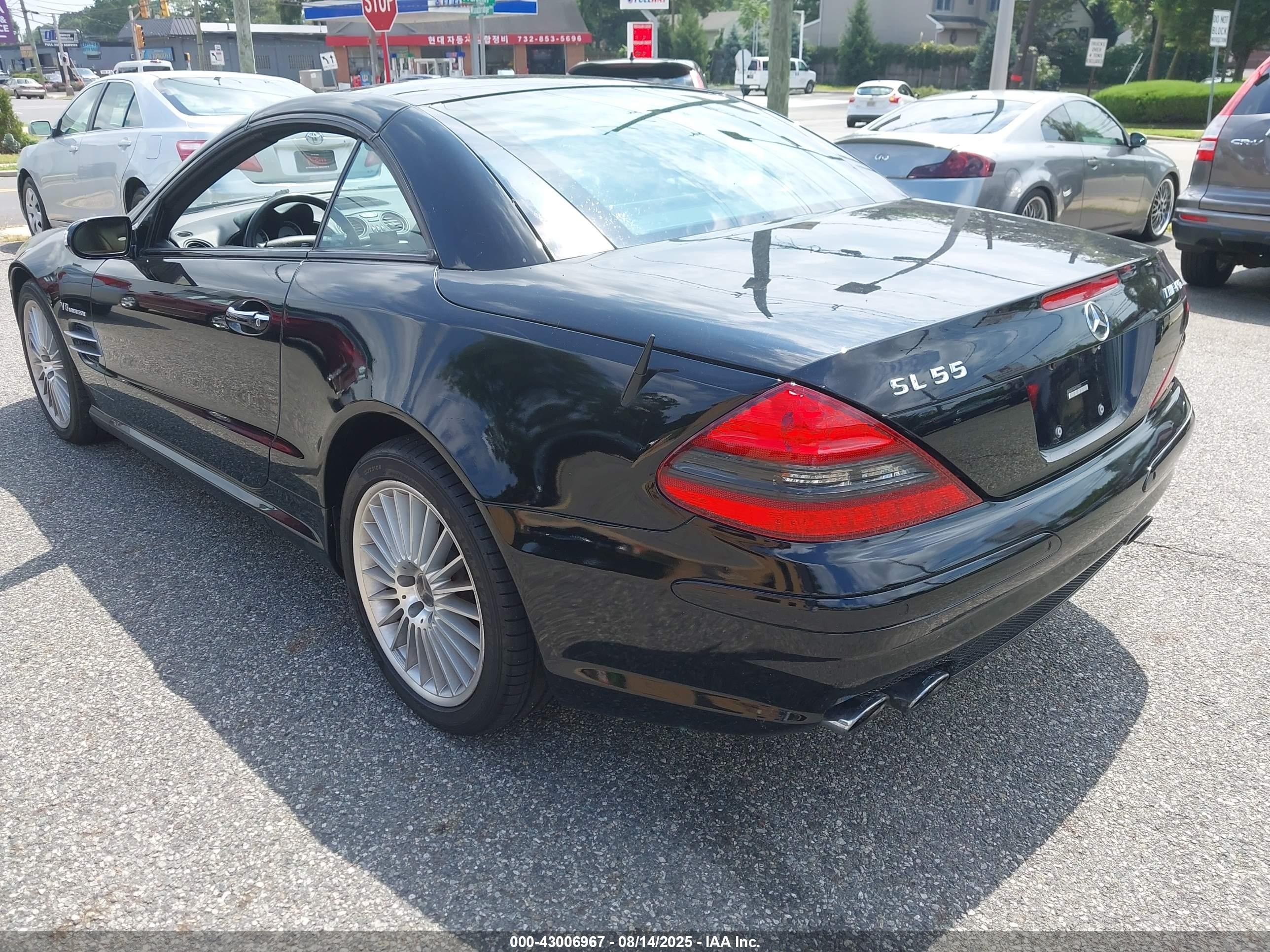 2004 Mercedes-benz Sl 55 Amg   Черный vin: WDBSK74F64F074809
