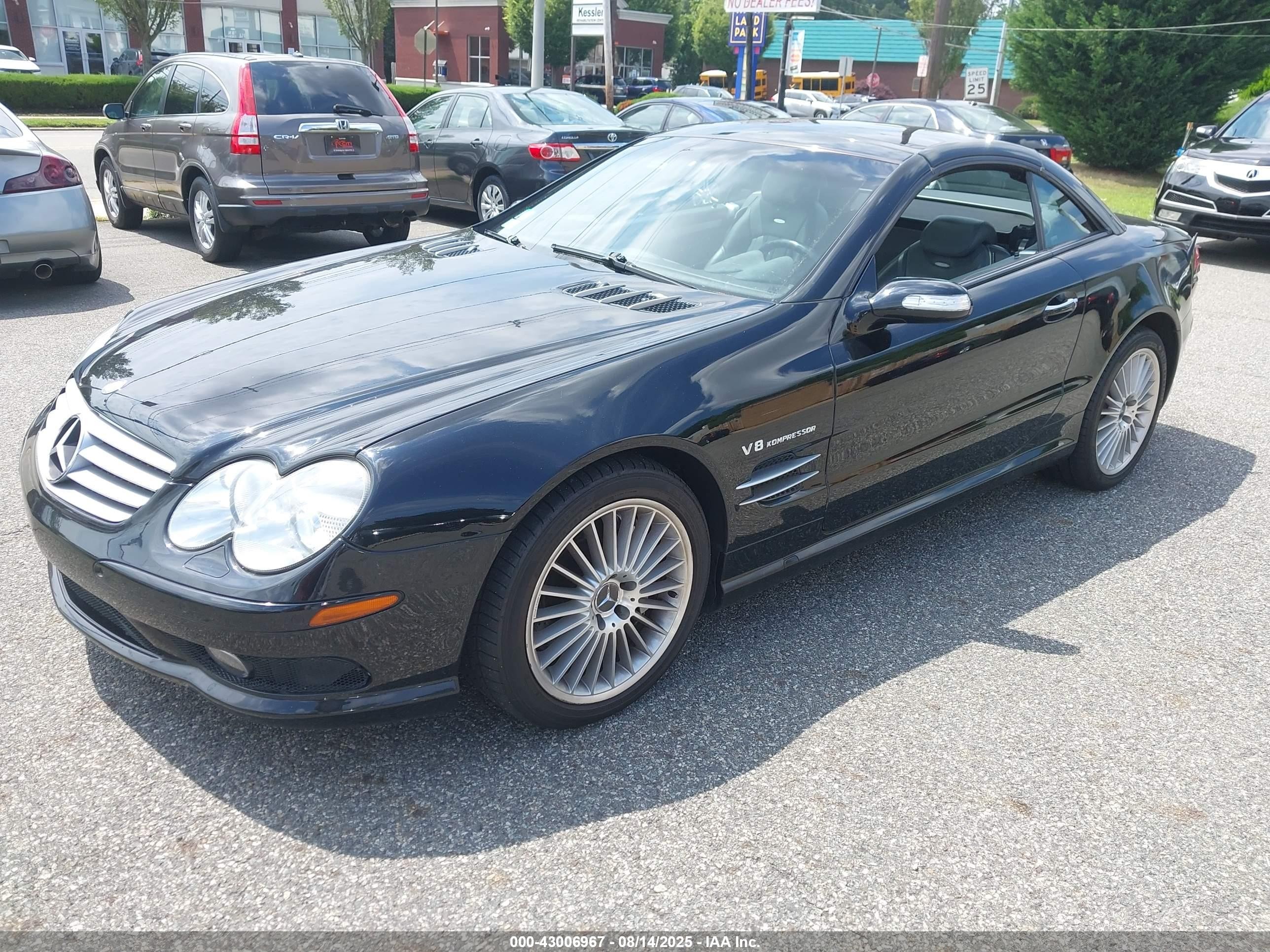2004 Mercedes-benz Sl 55 Amg   Черный vin: WDBSK74F64F074809