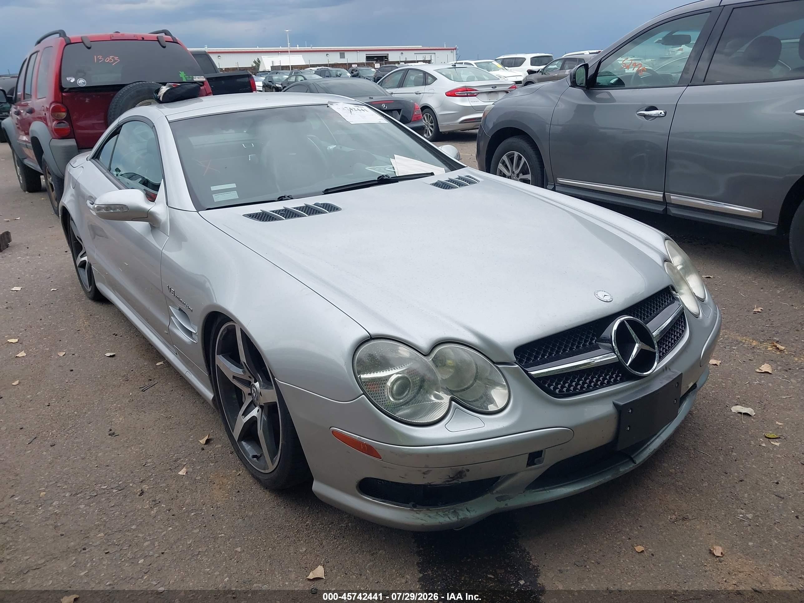 2003 Mercedes-benz Sl 55 Amg   Gray vin: WDBSK74F83F041034