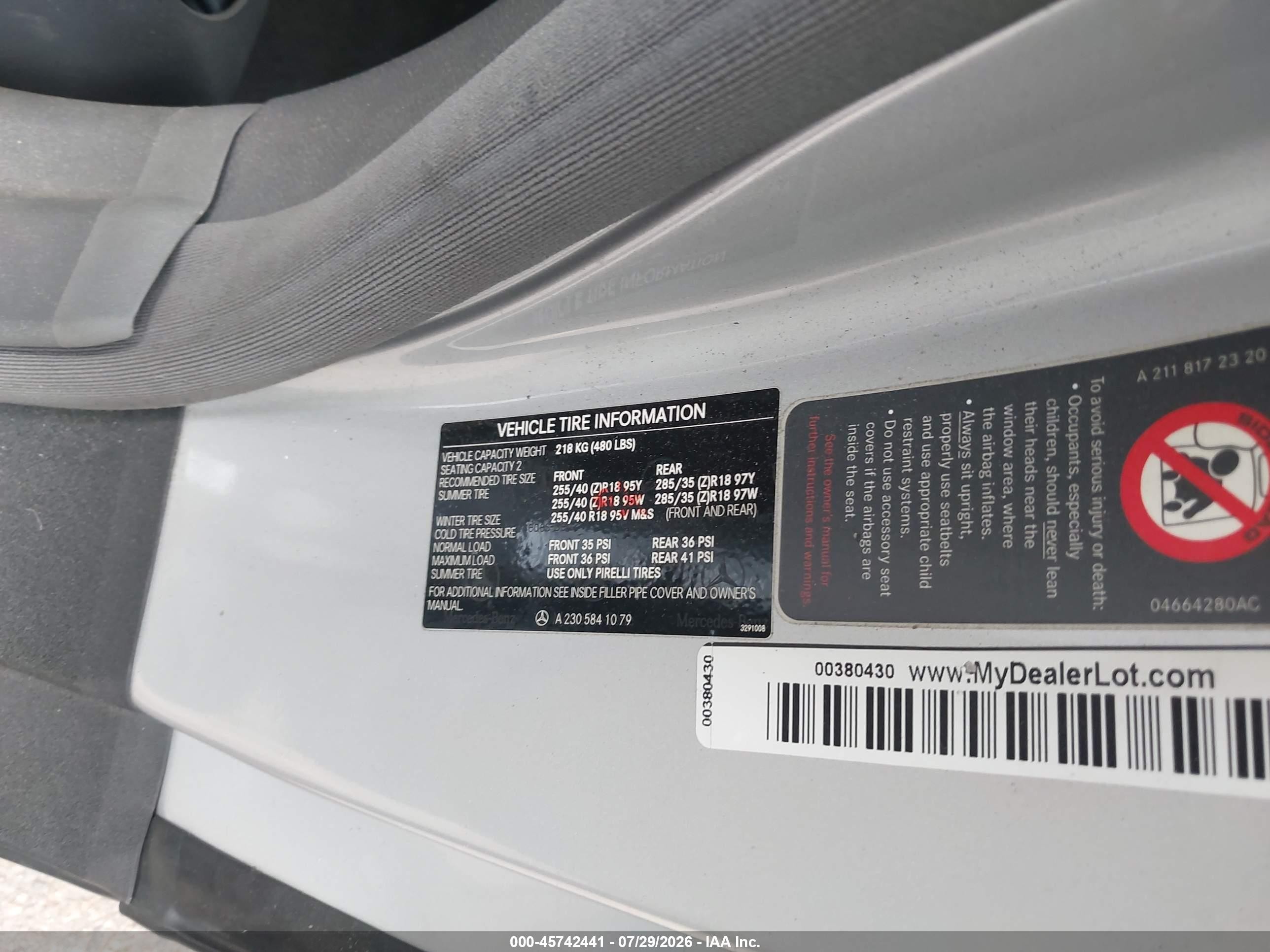 2003 Mercedes-benz Sl 55 Amg   Gray vin: WDBSK74F83F041034