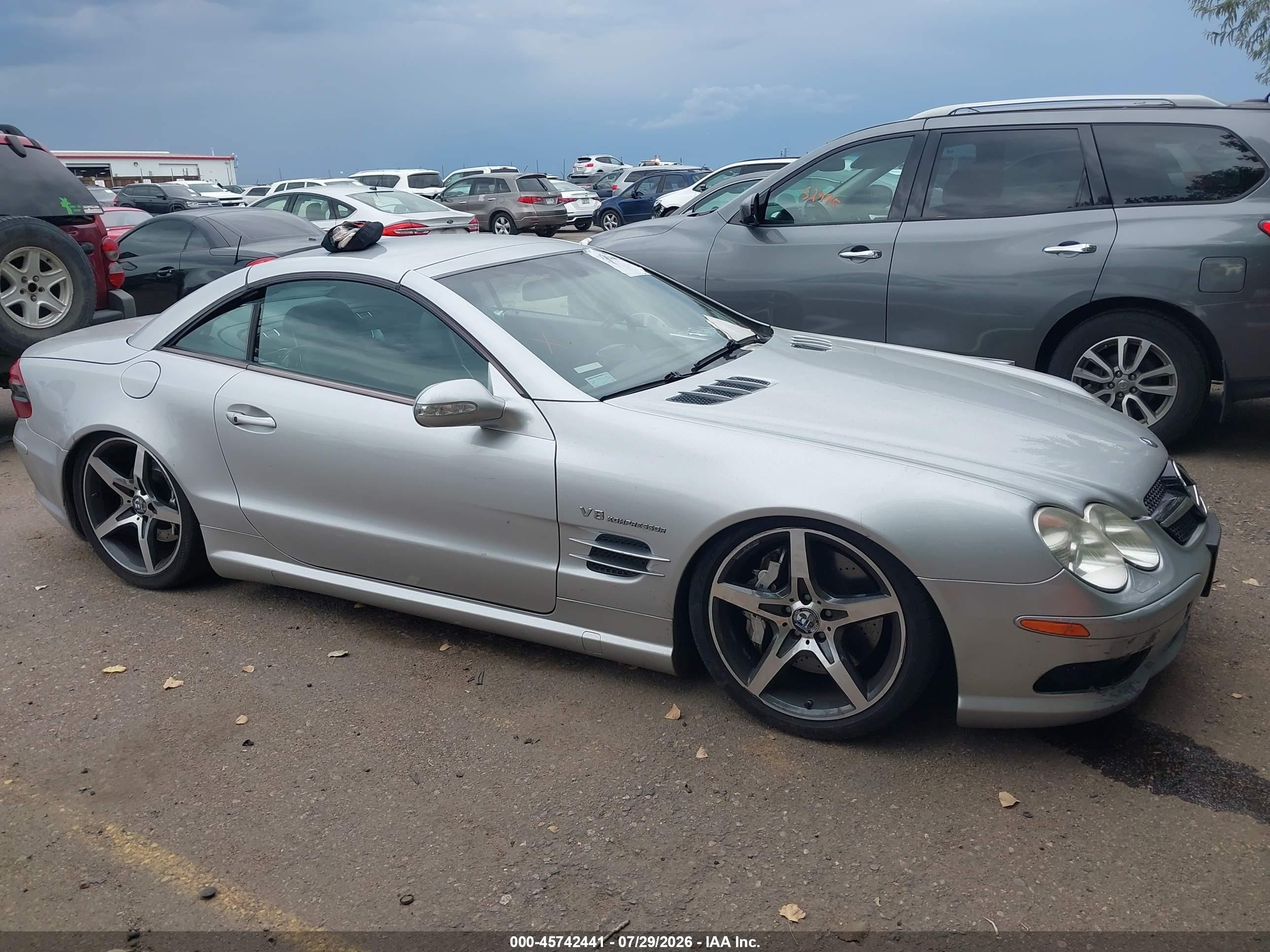2003 Mercedes-benz Sl 55 Amg   Gray vin: WDBSK74F83F041034