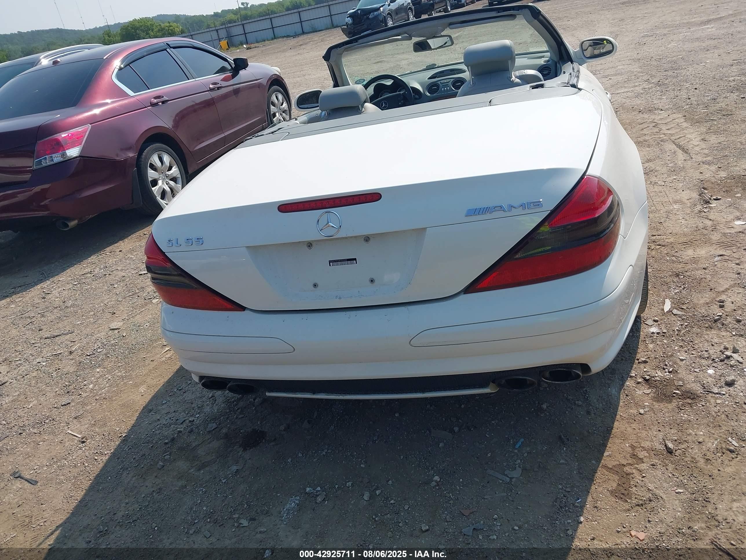 2003 Mercedes-benz Sl 55 Amg   Белый vin: WDBSK74F83F052485