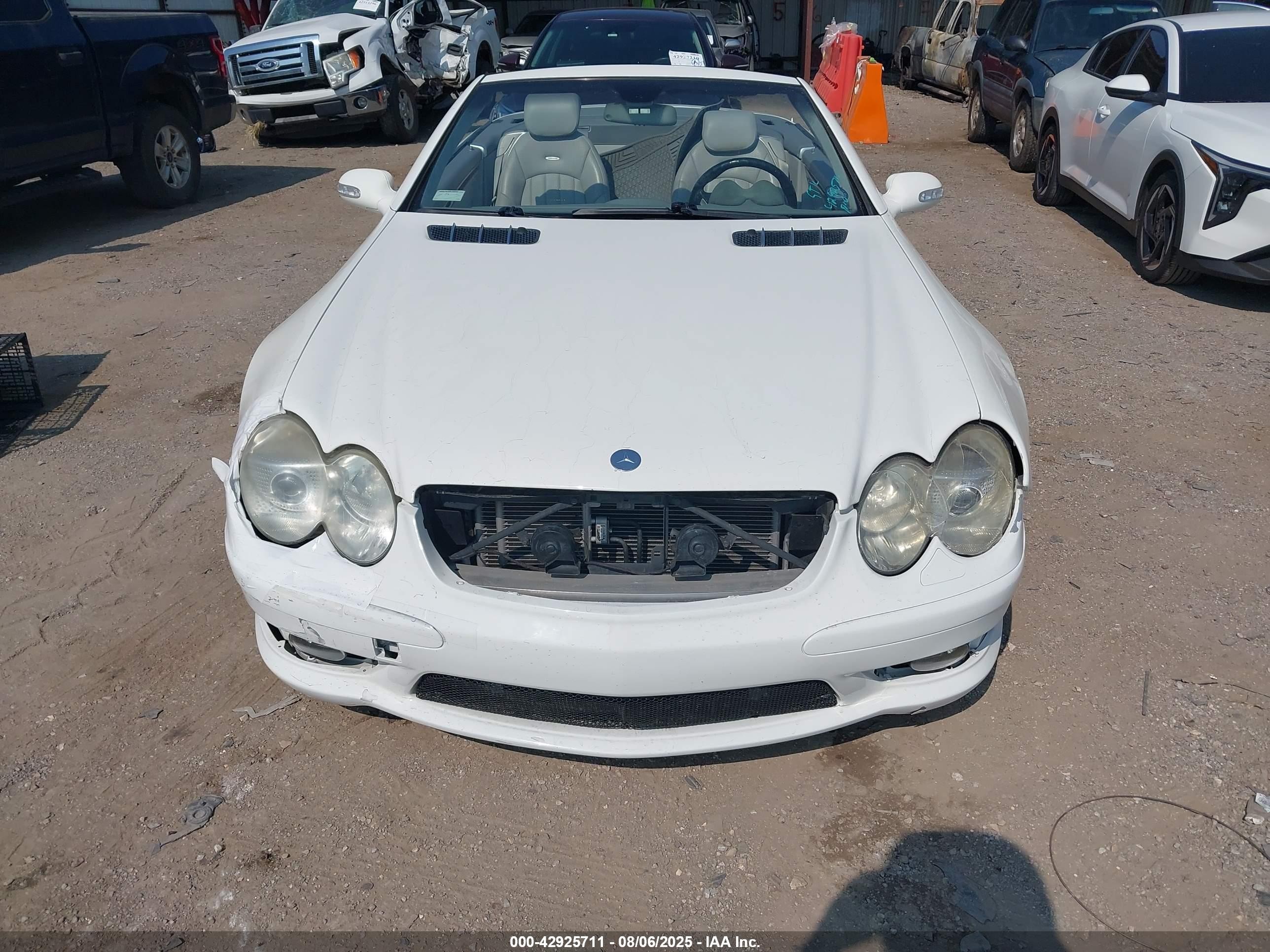 2003 Mercedes-benz Sl 55 Amg   Белый vin: WDBSK74F83F052485