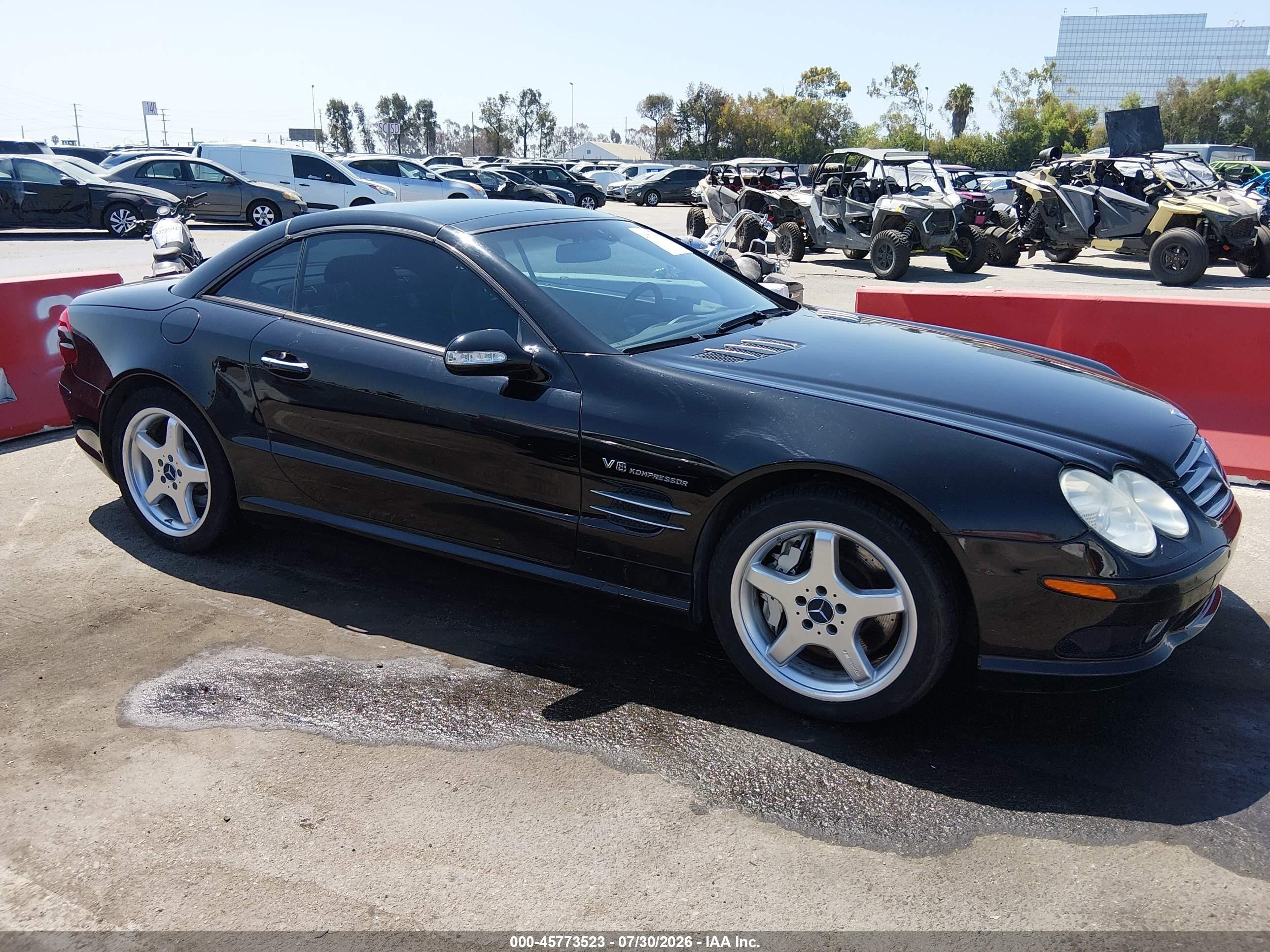 2003 Mercedes-benz Sl 55 Amg   Black vin: WDBSK74F83F056214