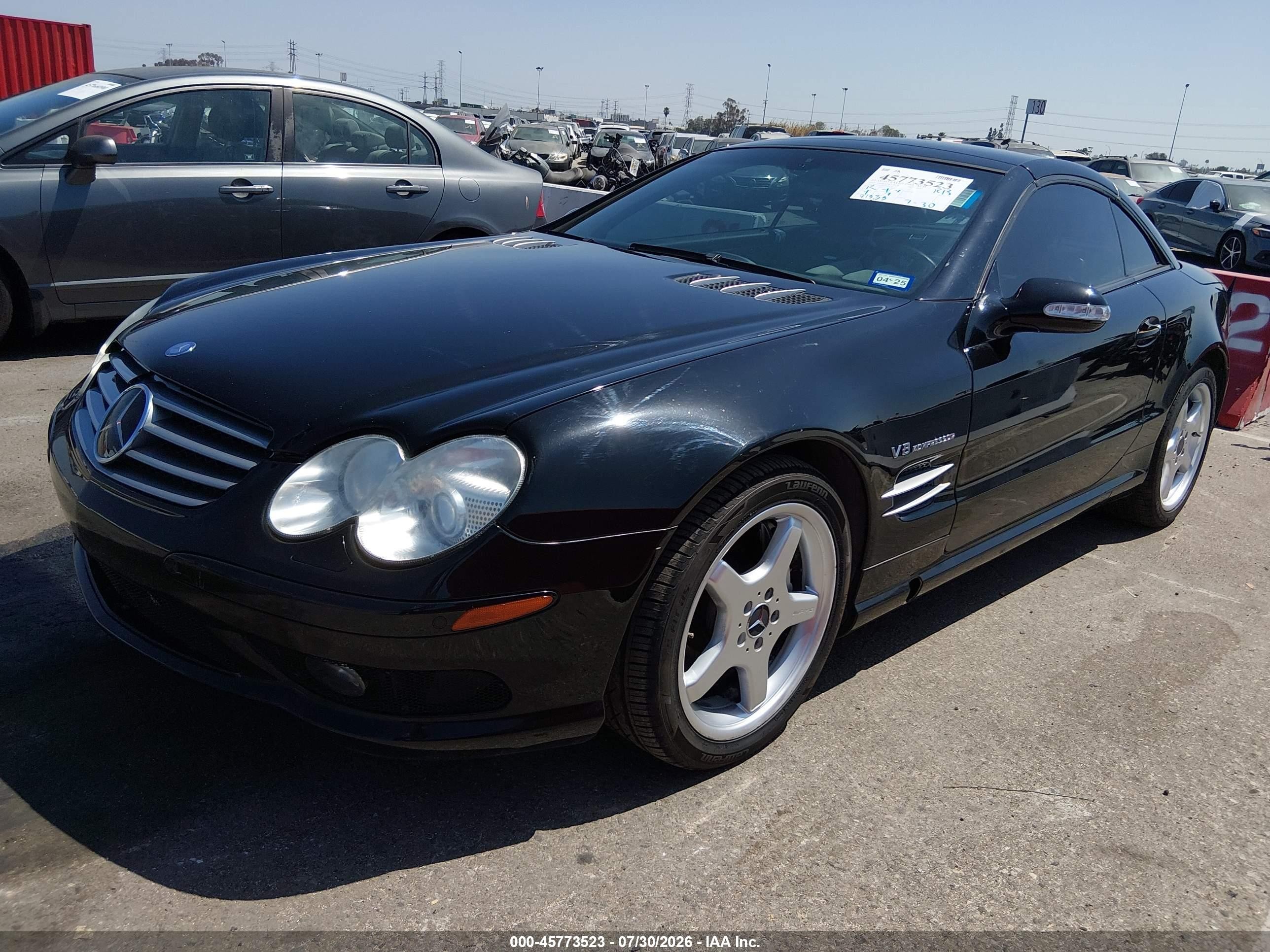 2003 Mercedes-benz Sl 55 Amg   Black vin: WDBSK74F83F056214