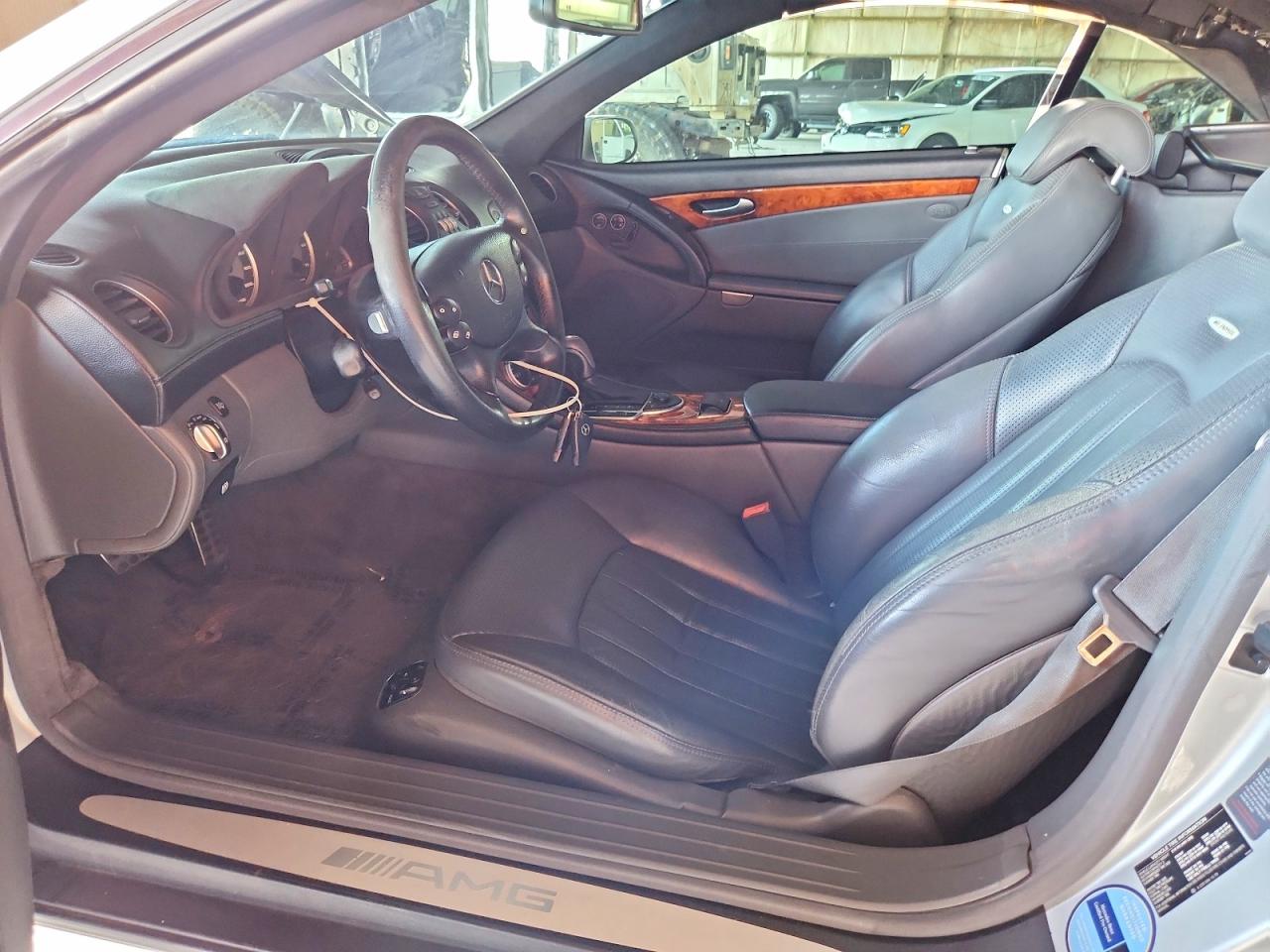 2004 Mercedes-benz Sl 55 Amg Silver vin: WDBSK74F84F066596