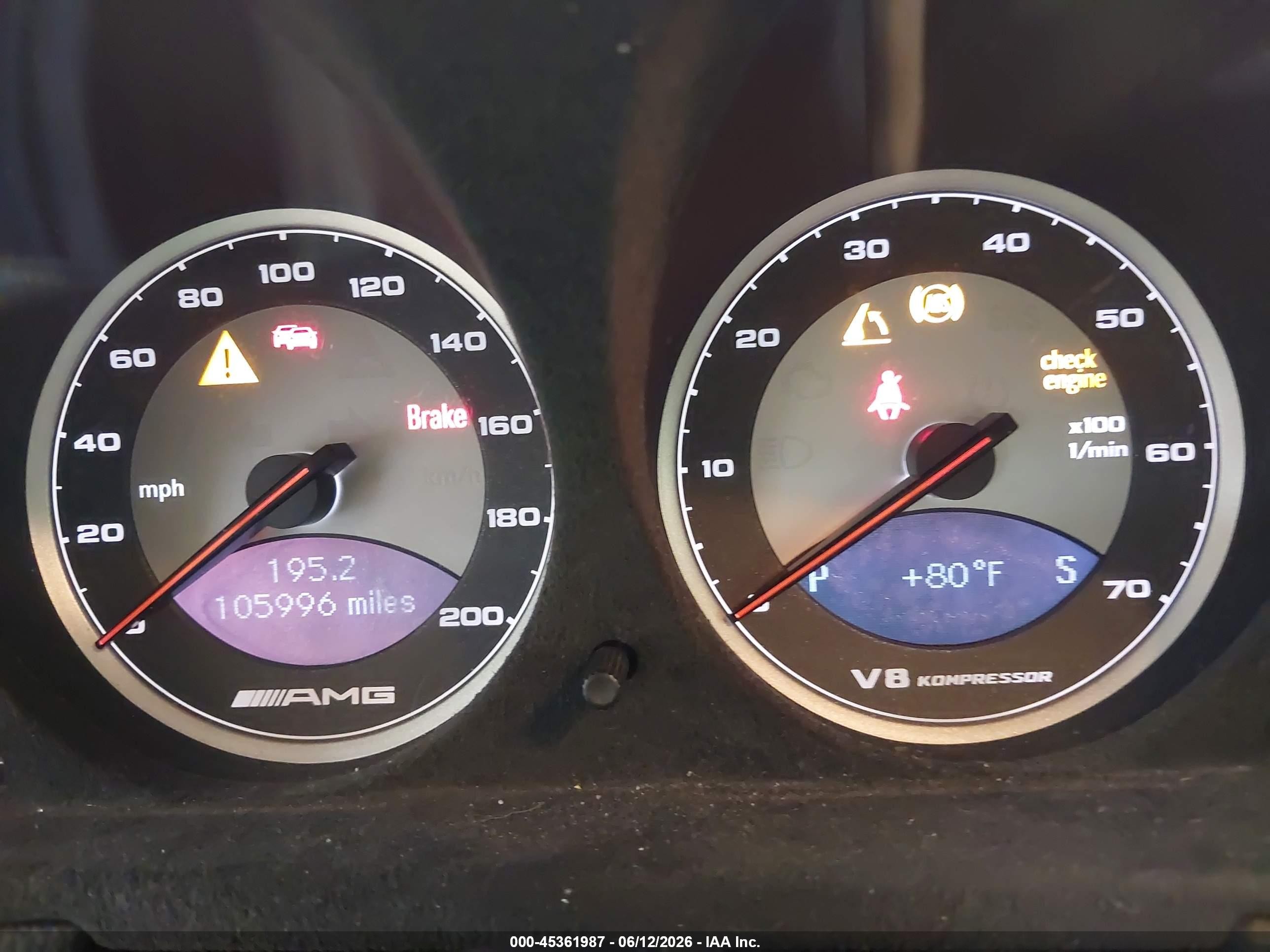 2004 Mercedes-benz Sl 55 Amg   Черный vin: WDBSK74F84F076903