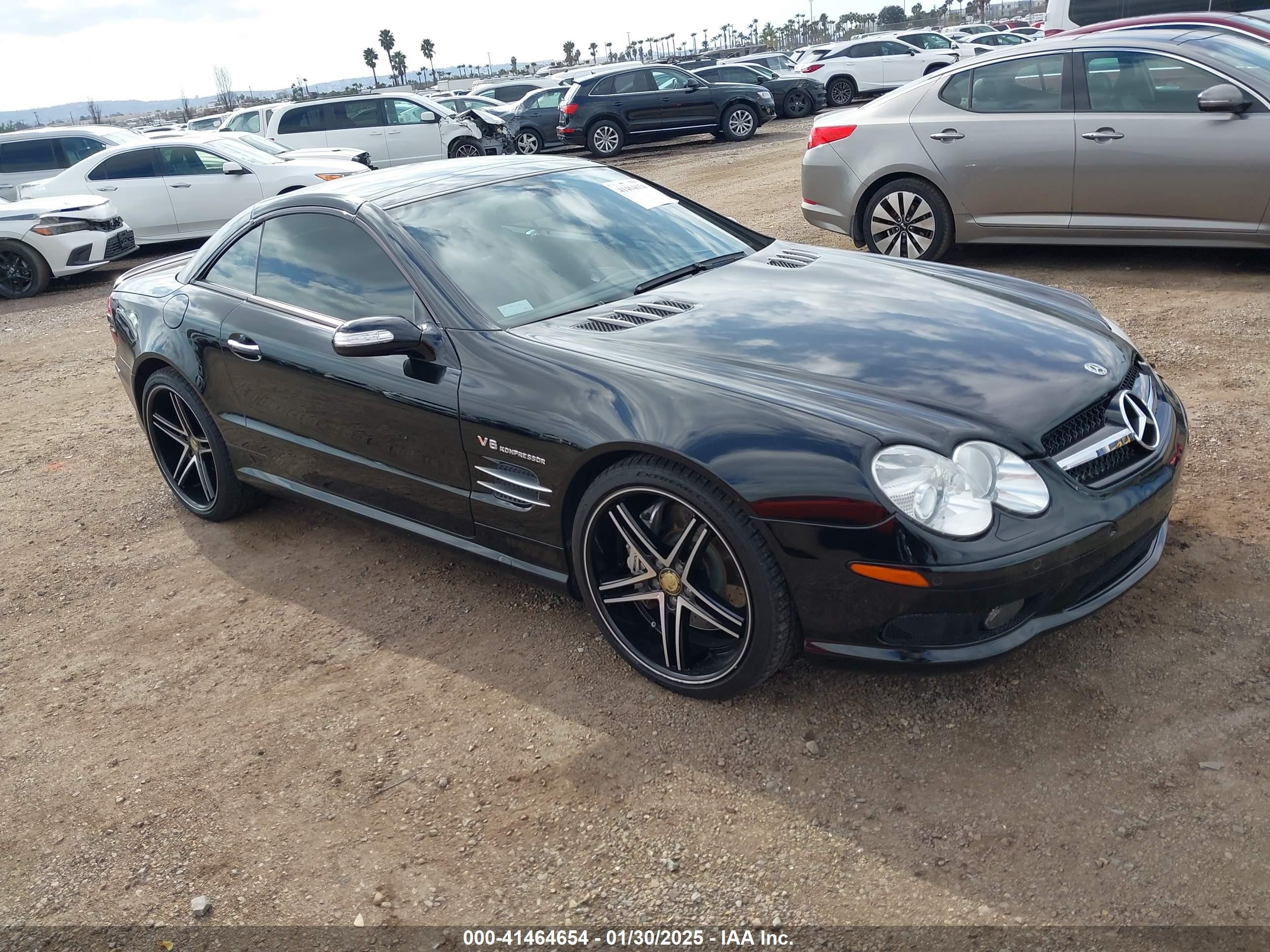 2006 Mercedes-benz Sl 55 Amg   Black vin: WDBSK74F86F116030