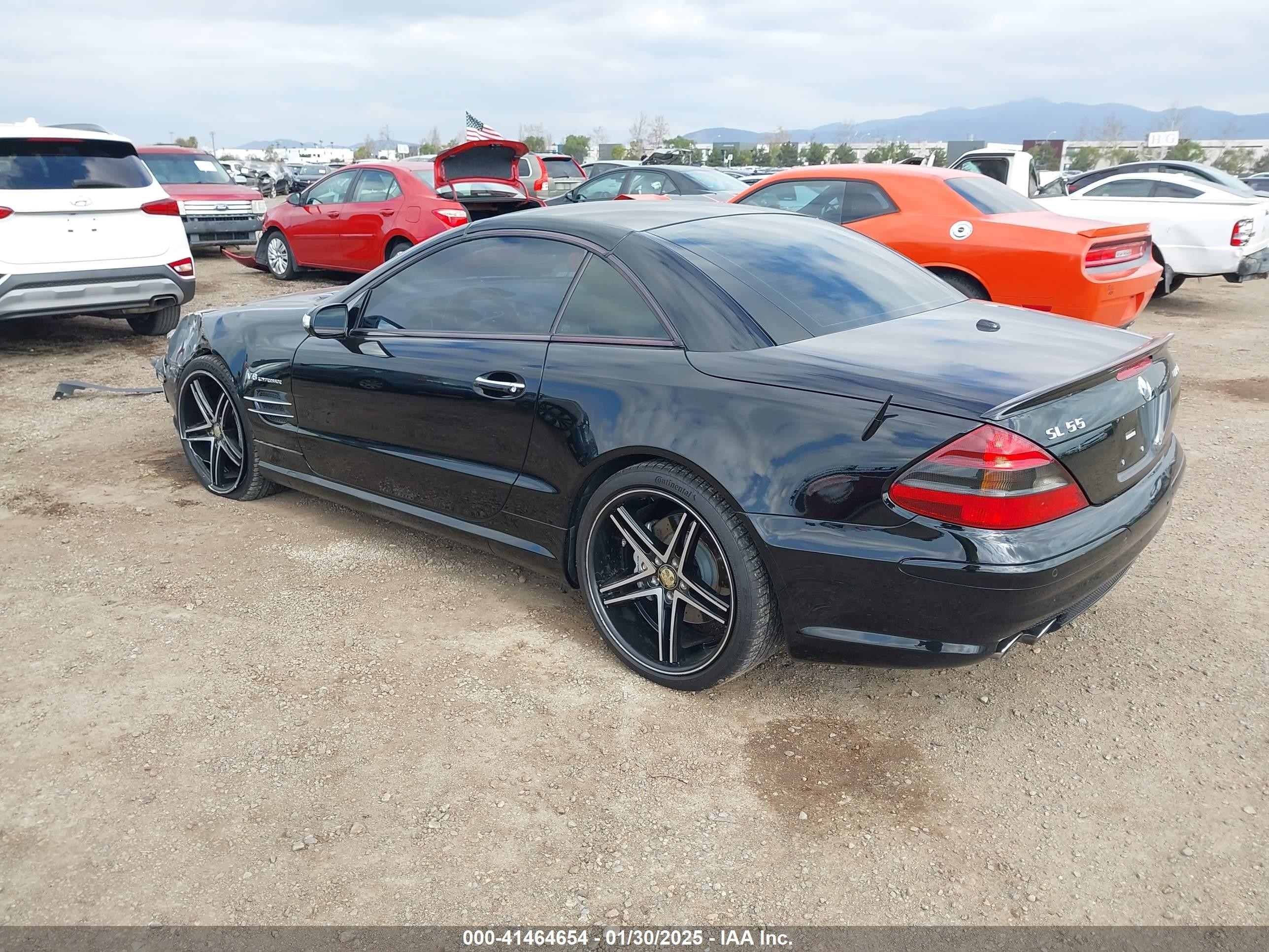 2006 Mercedes-benz Sl 55 Amg   Black vin: WDBSK74F86F116030