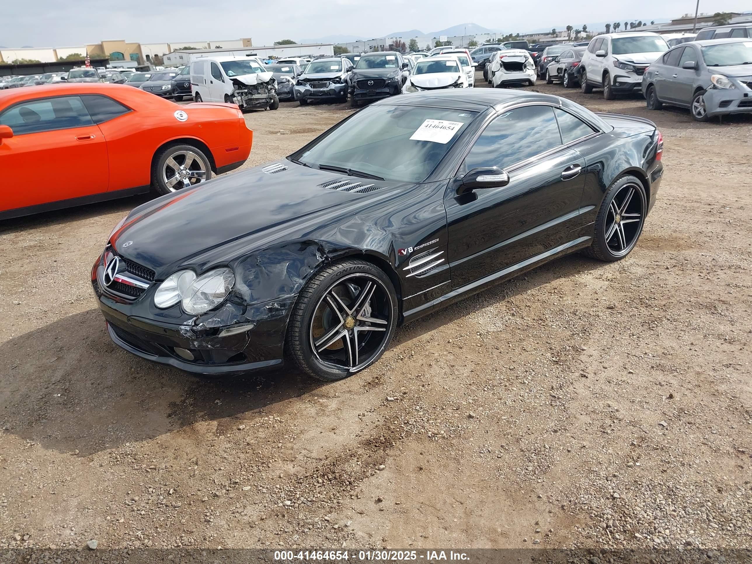 2006 Mercedes-benz Sl 55 Amg   Black vin: WDBSK74F86F116030