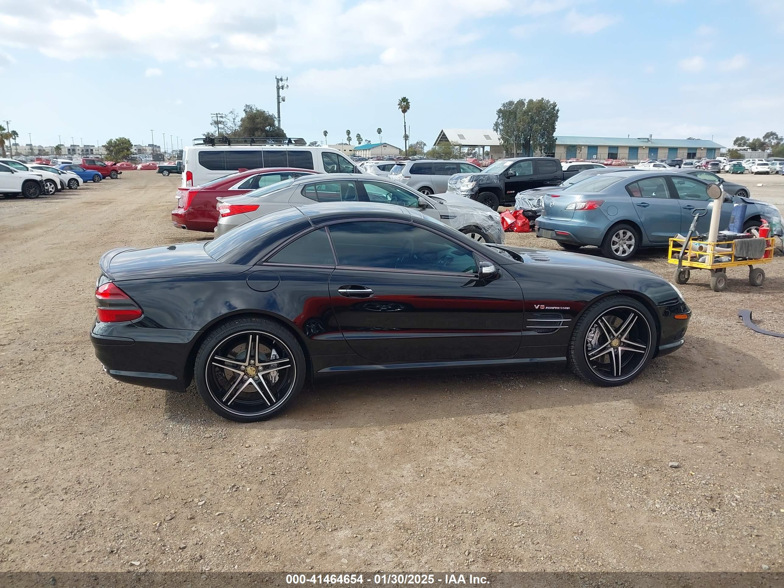 2006 Mercedes-benz Sl 55 Amg   Black vin: WDBSK74F86F116030