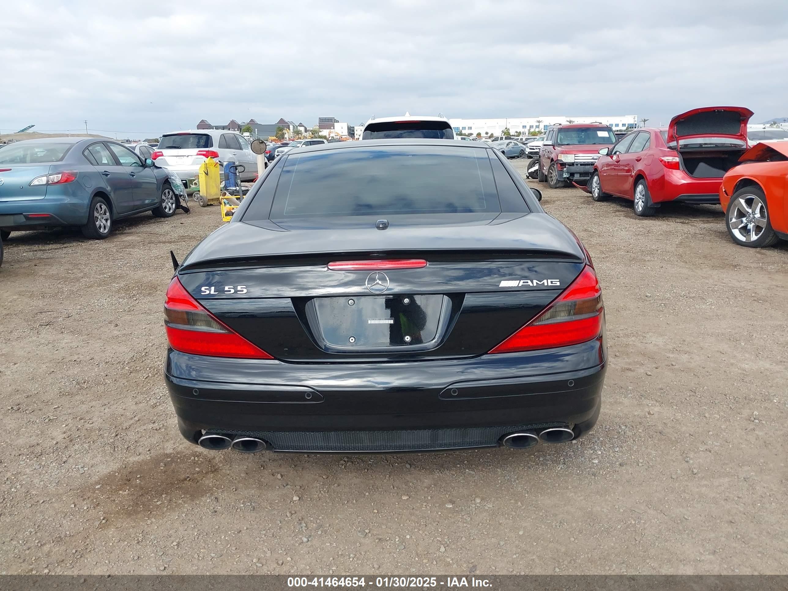 2006 Mercedes-benz Sl 55 Amg   Black vin: WDBSK74F86F116030