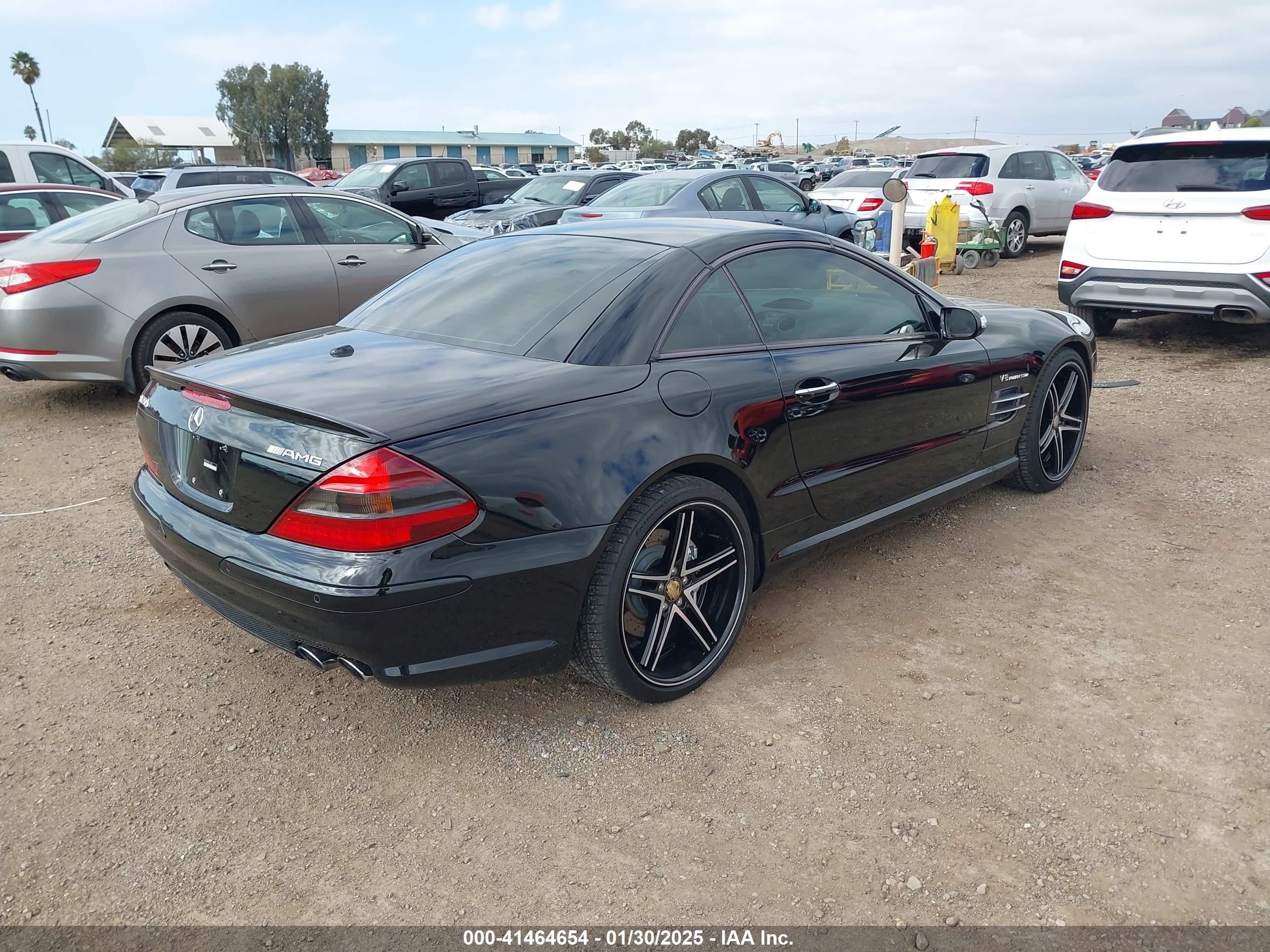 2006 Mercedes-benz Sl 55 Amg   Black vin: WDBSK74F86F116030