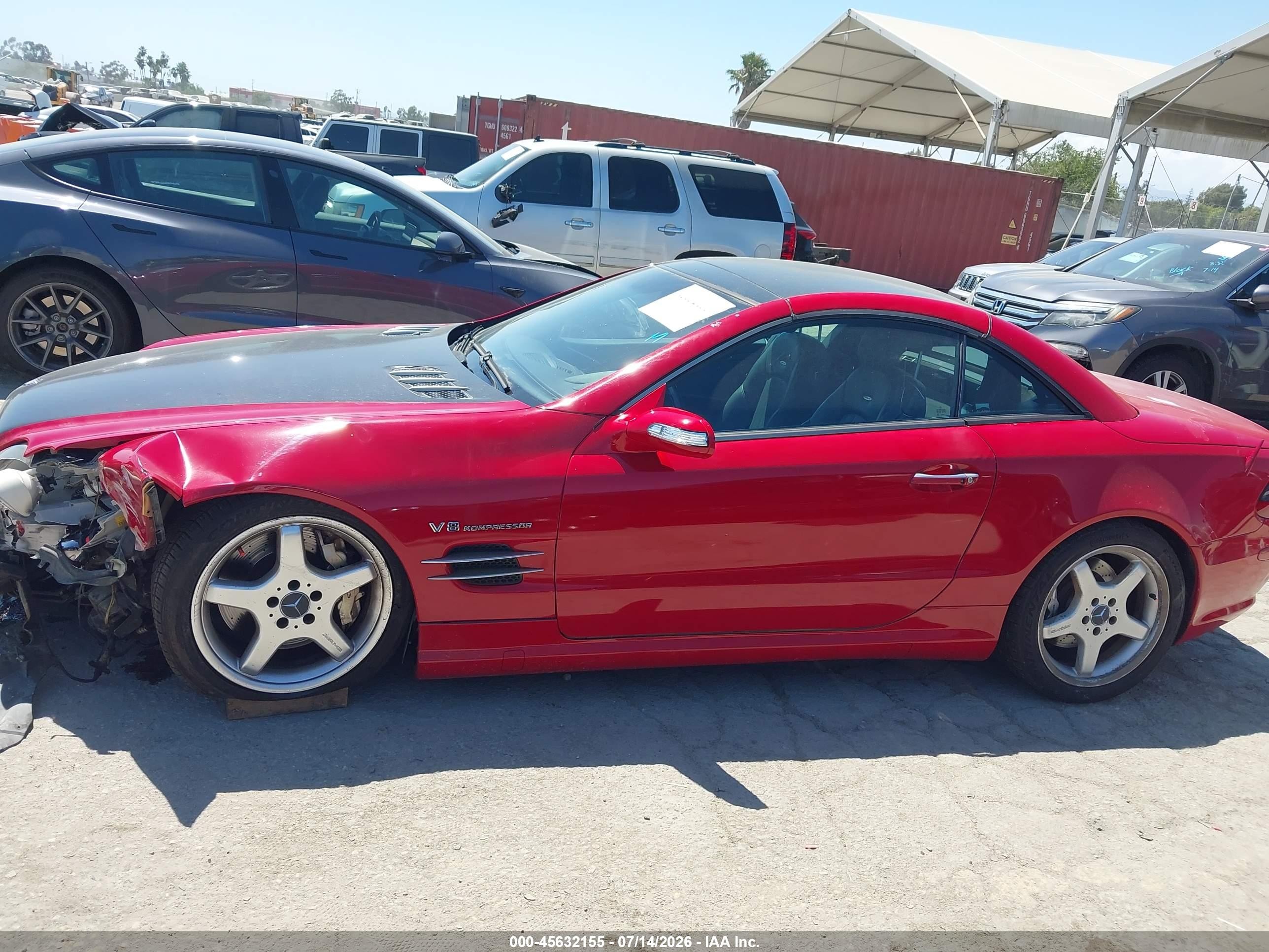 2004 Mercedes-benz Sl 55 Amg   Red vin: WDBSK74F94F064954