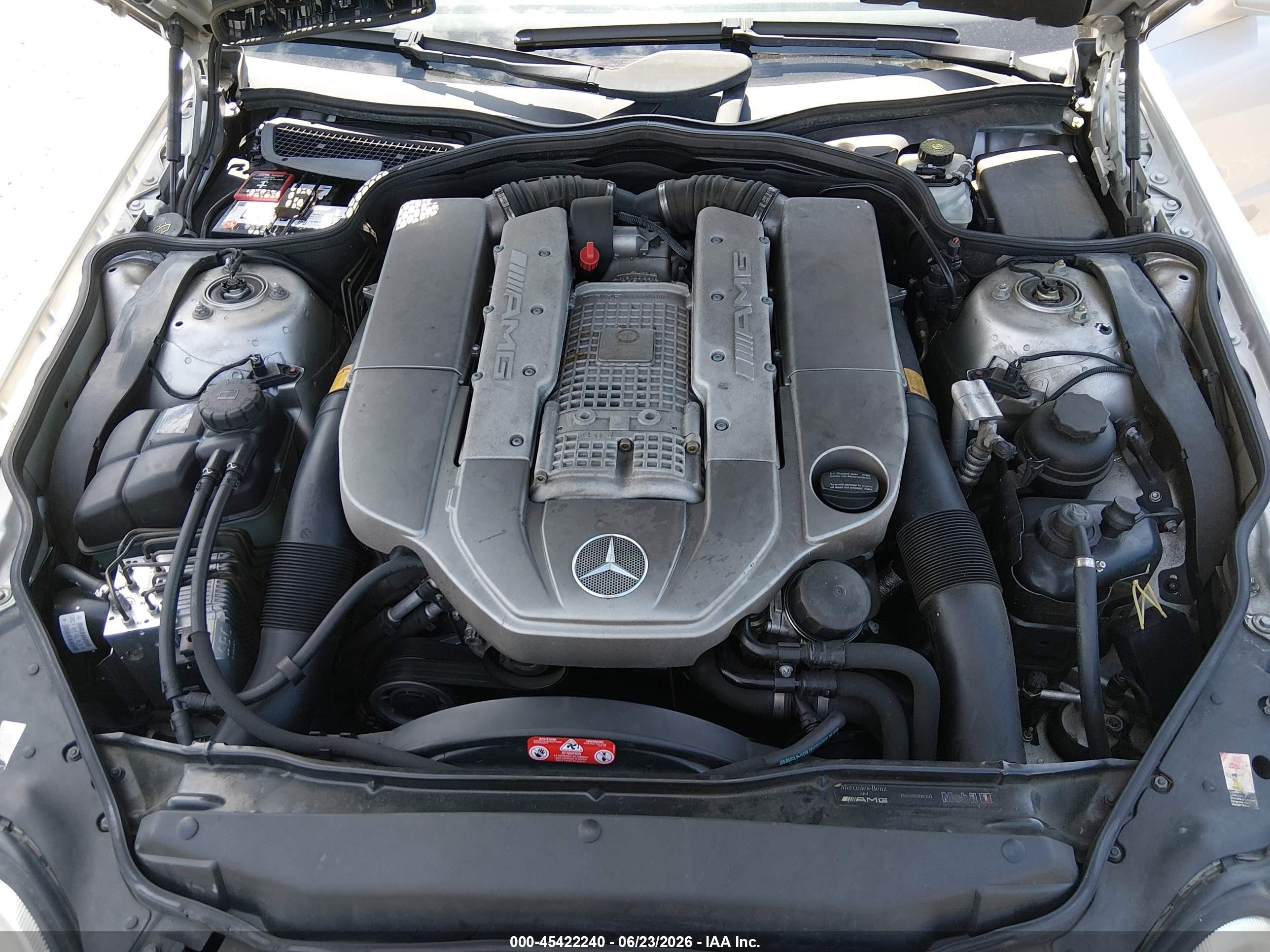 2003 Mercedes-benz Sl 55 Amg   Silver vin: WDBSK74FX3F037129