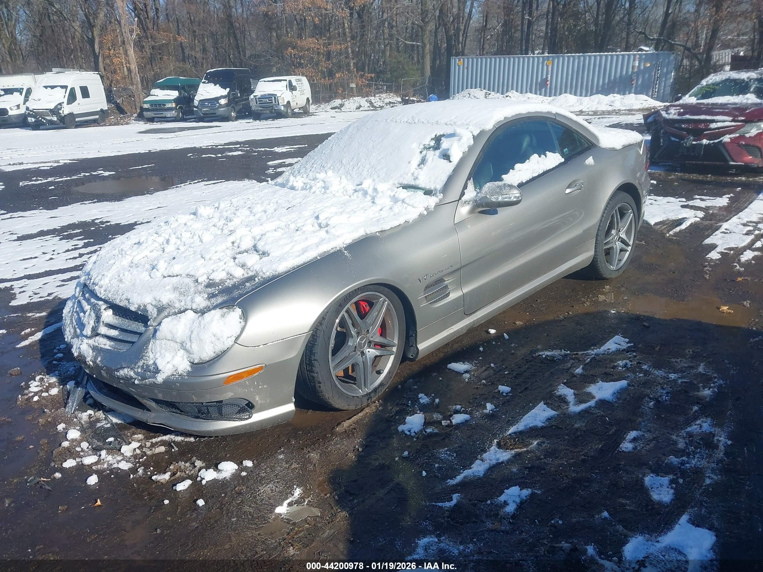 2003 Mercedes-benz Sl 55 Amg   Серебряный vin: WDBSK74FX3F046803