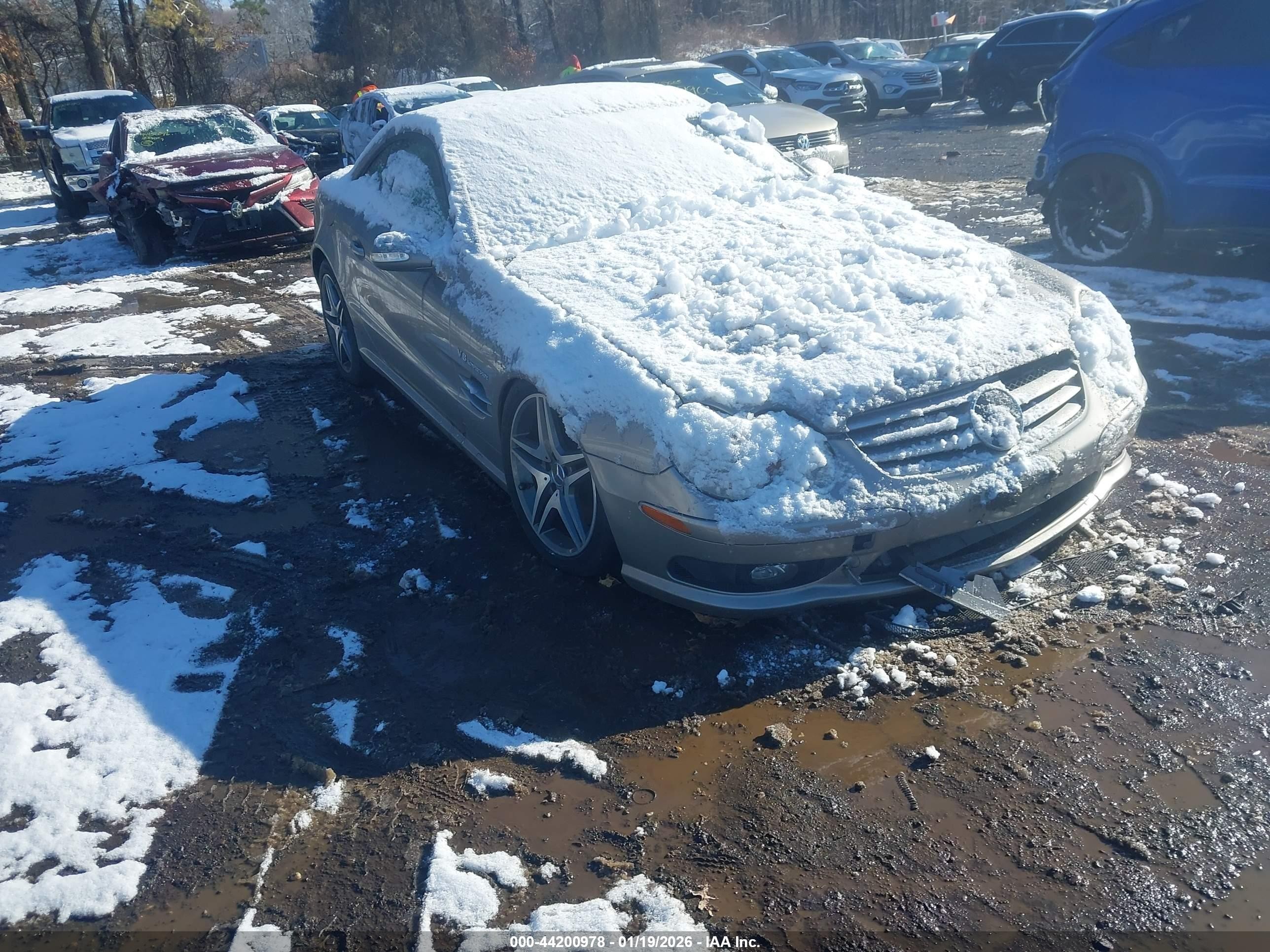 2003 Mercedes-benz Sl 55 Amg   Silver vin: WDBSK74FX3F046803