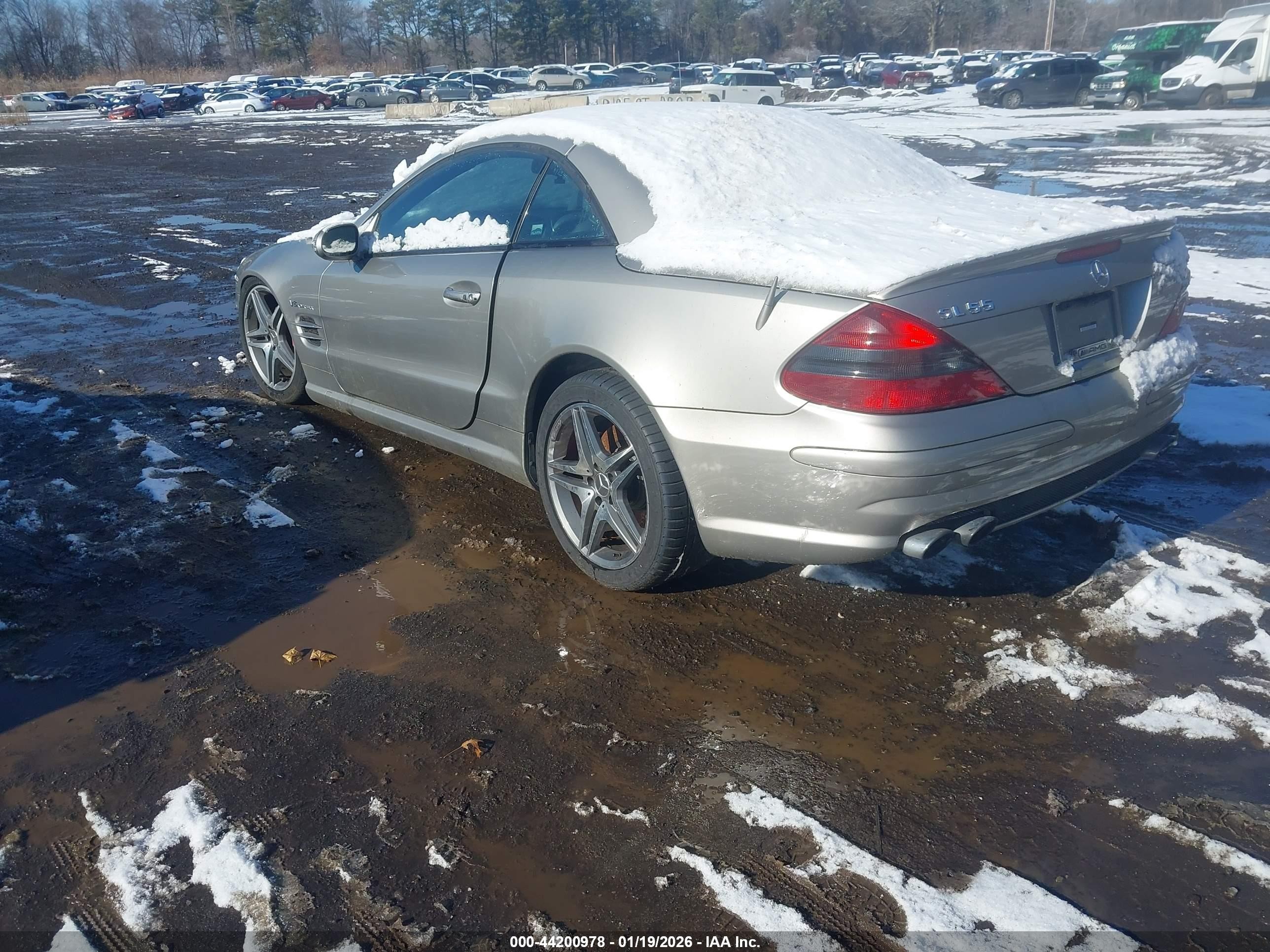 2003 Mercedes-benz Sl 55 Amg   Серебряный vin: WDBSK74FX3F046803