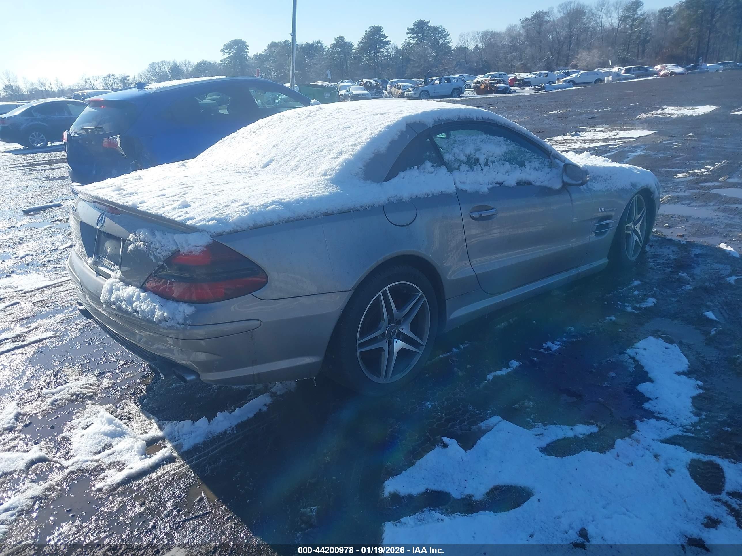 2003 Mercedes-benz Sl 55 Amg   Серебряный vin: WDBSK74FX3F046803