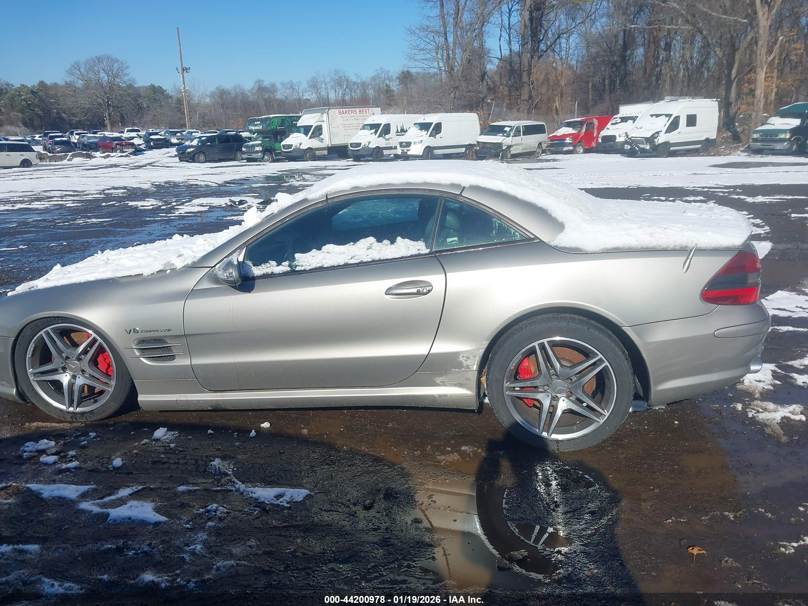 2003 Mercedes-benz Sl 55 Amg   Серебряный vin: WDBSK74FX3F046803