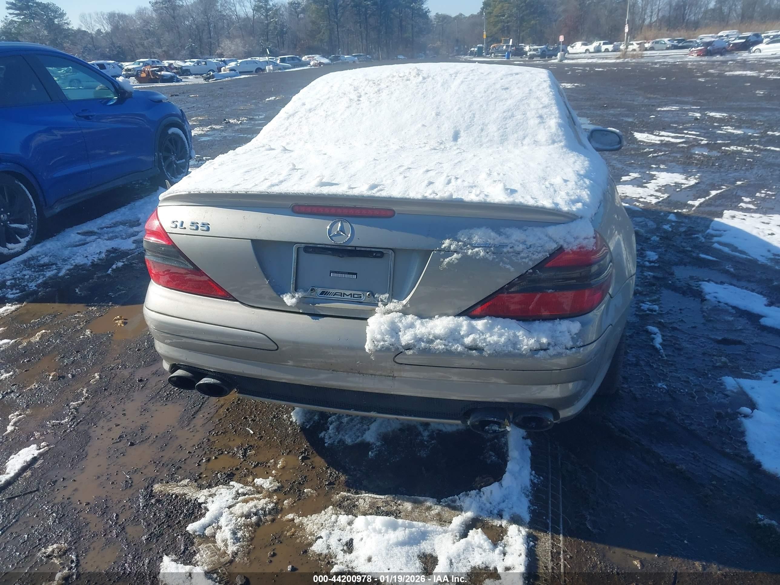 2003 Mercedes-benz Sl 55 Amg   Серебряный vin: WDBSK74FX3F046803