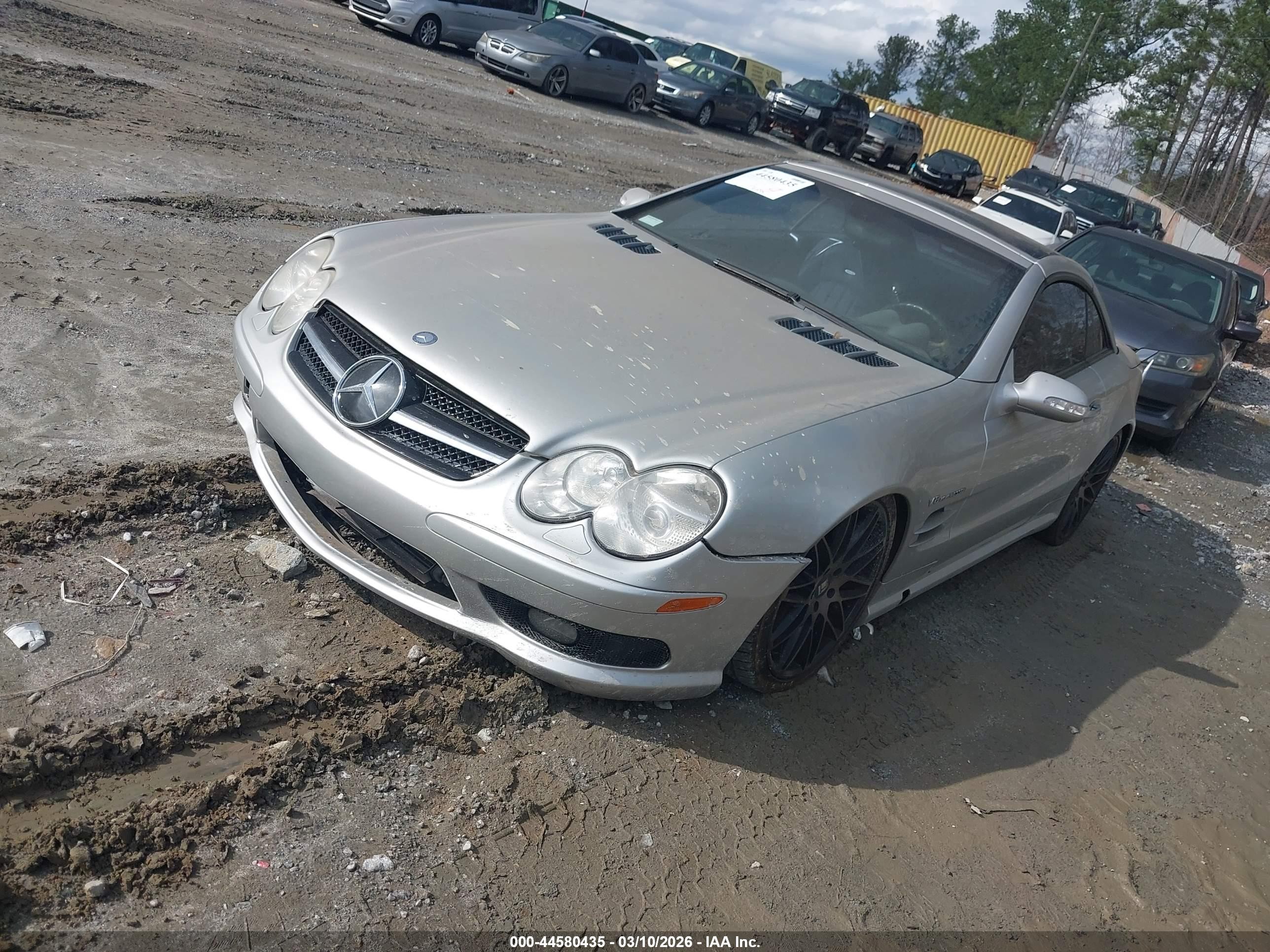 2003 Mercedes-benz Sl 55 Amg   Silver vin: WDBSK74FX3F047059