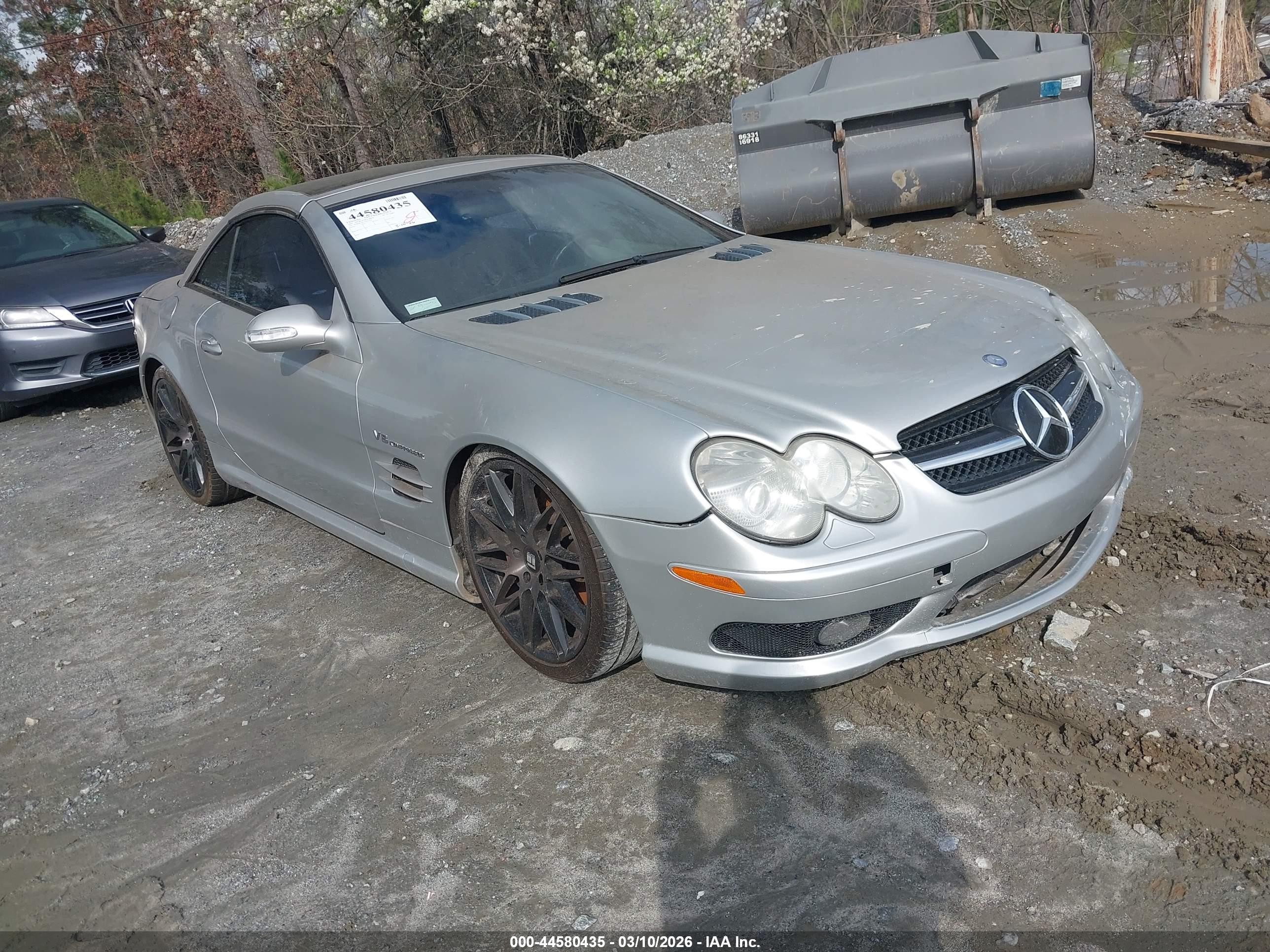 2003 Mercedes-benz Sl 55 Amg   Silver vin: WDBSK74FX3F047059