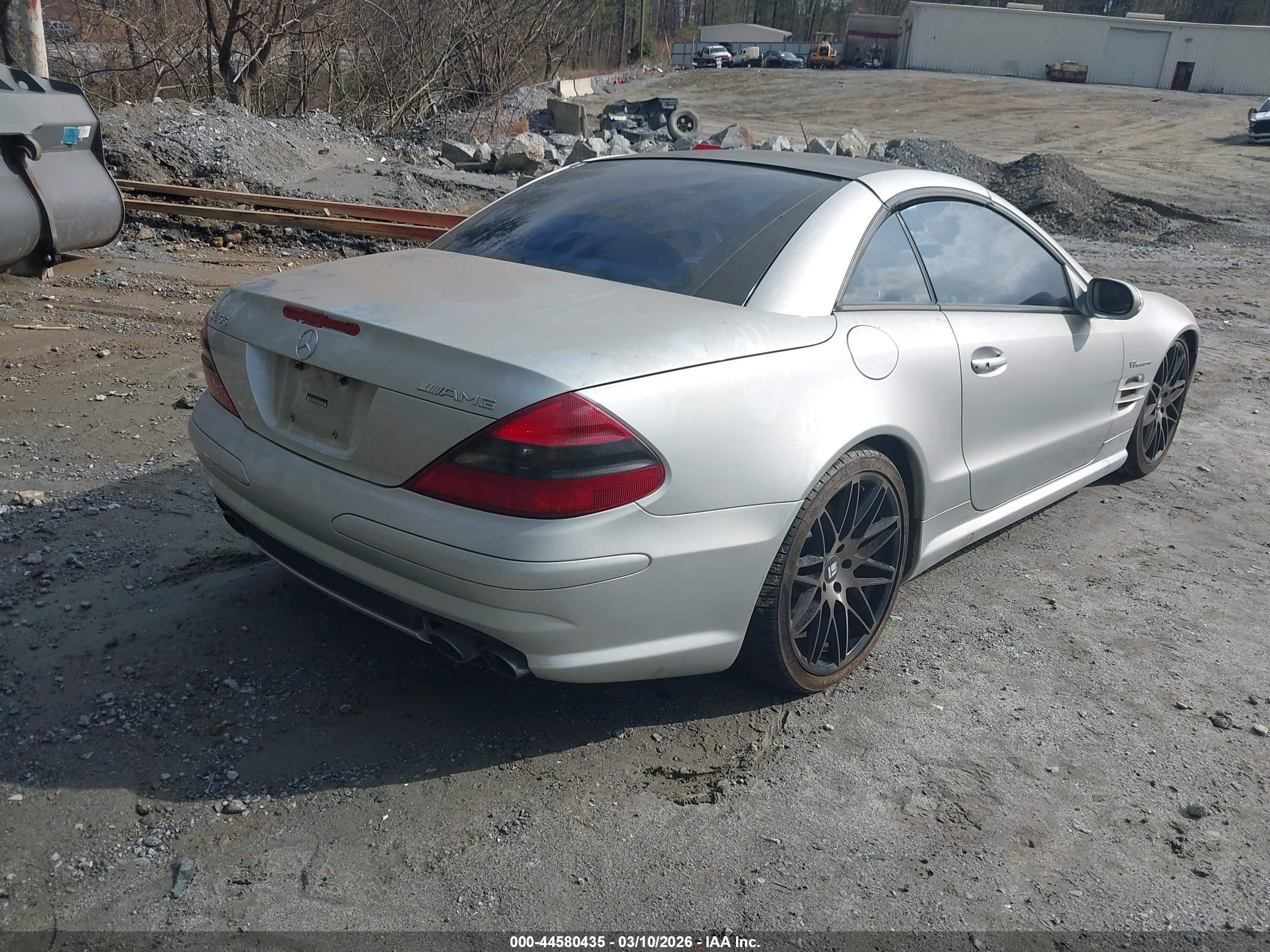 2003 Mercedes-benz Sl 55 Amg   Silver vin: WDBSK74FX3F047059