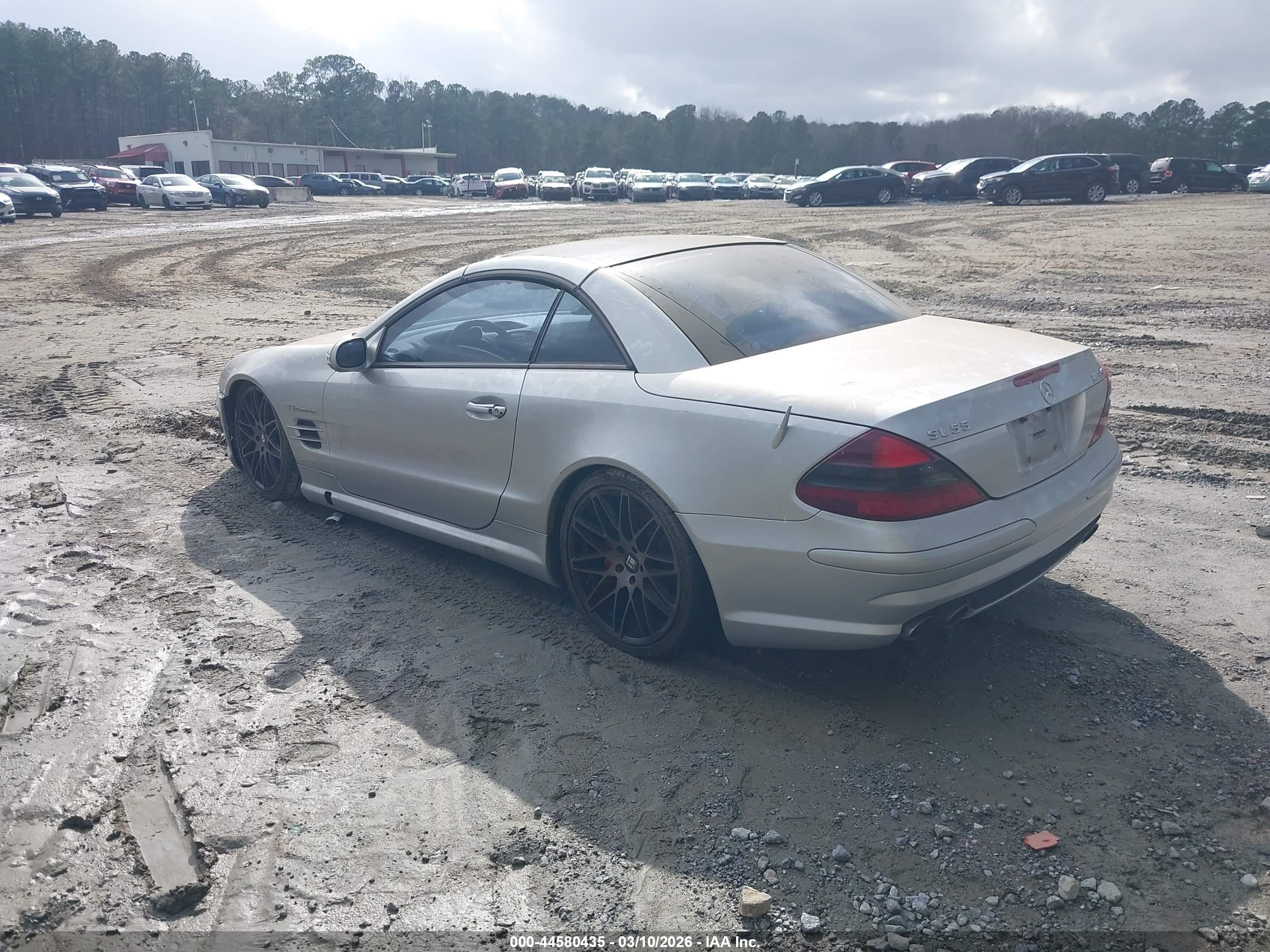 2003 Mercedes-benz Sl 55 Amg   Silver vin: WDBSK74FX3F047059