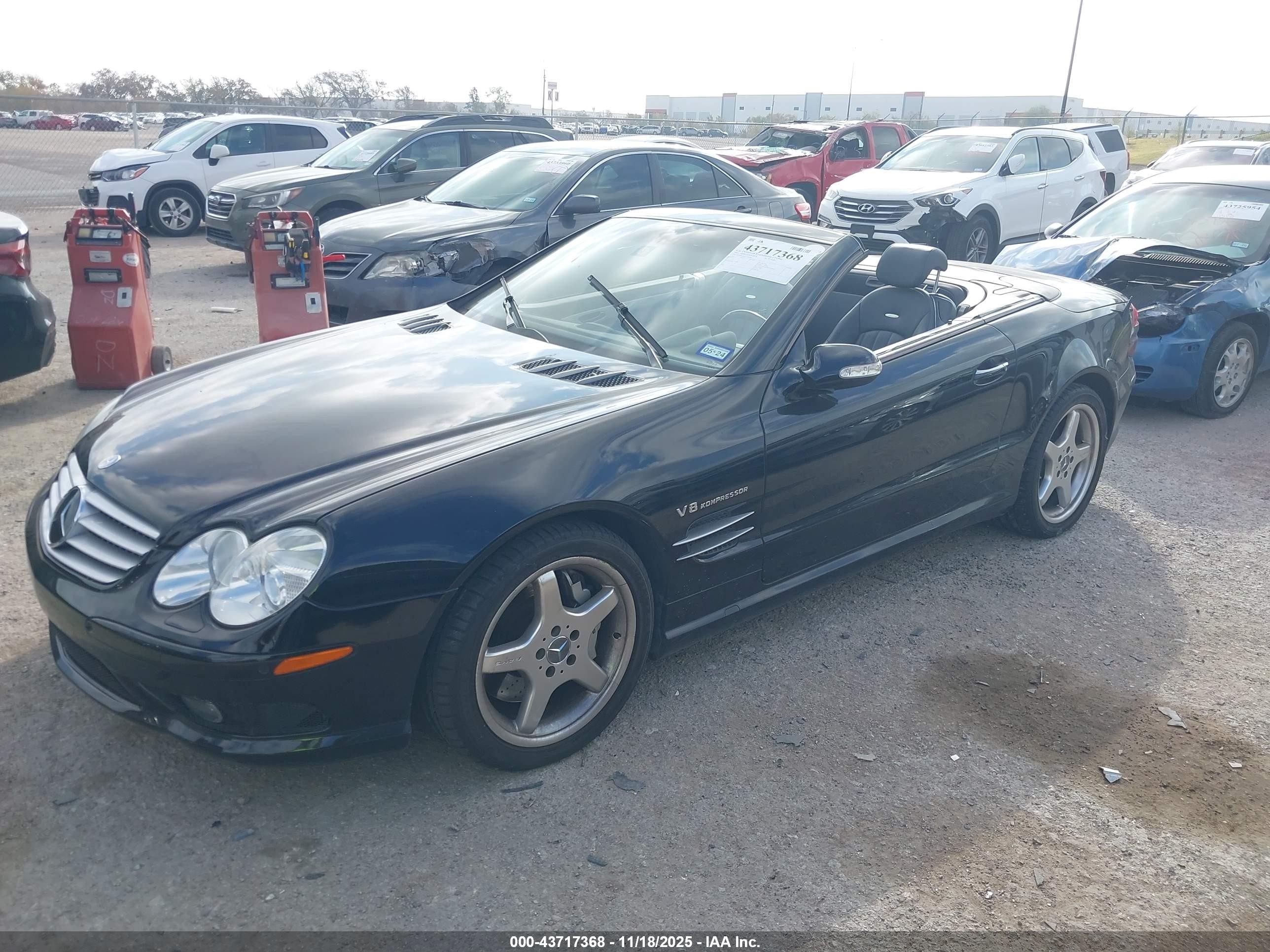 2003 Mercedes-benz Sl 55 Amg   Black vin: WDBSK74FX3F056280
