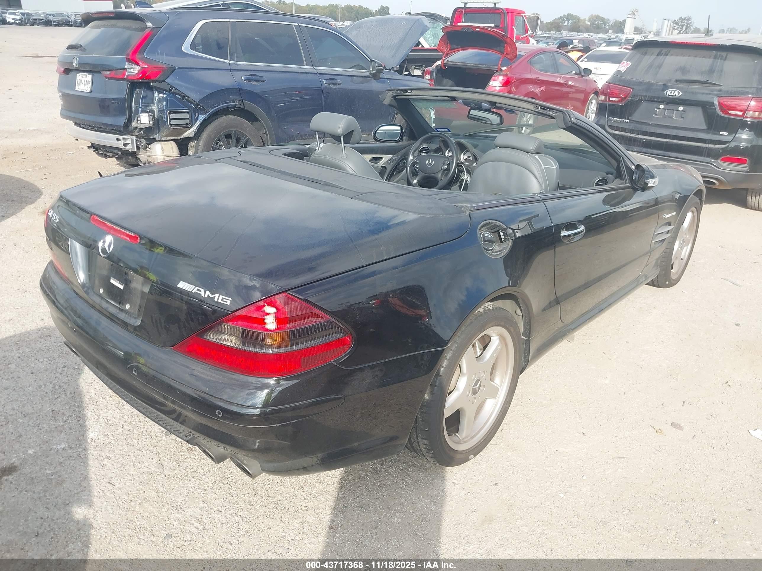 2003 Mercedes-benz Sl 55 Amg   Black vin: WDBSK74FX3F056280