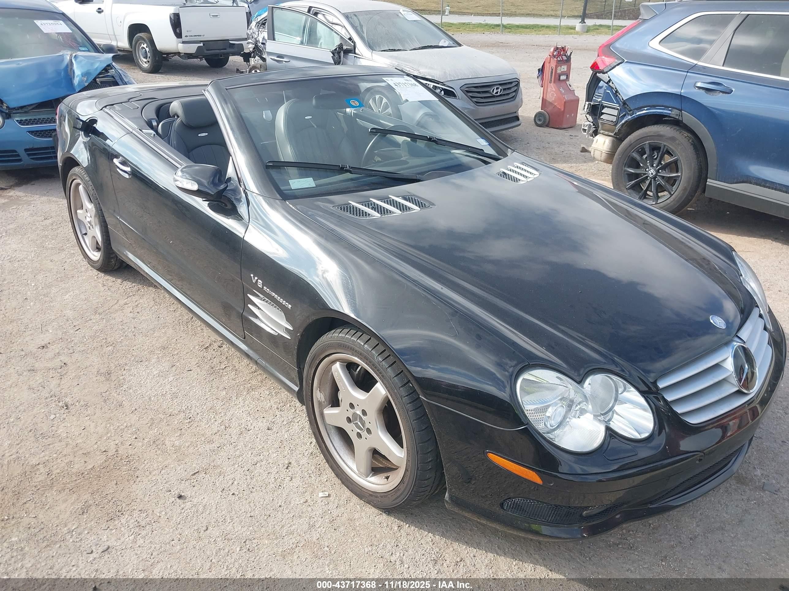 2003 Mercedes-benz Sl 55 Amg   Black vin: WDBSK74FX3F056280