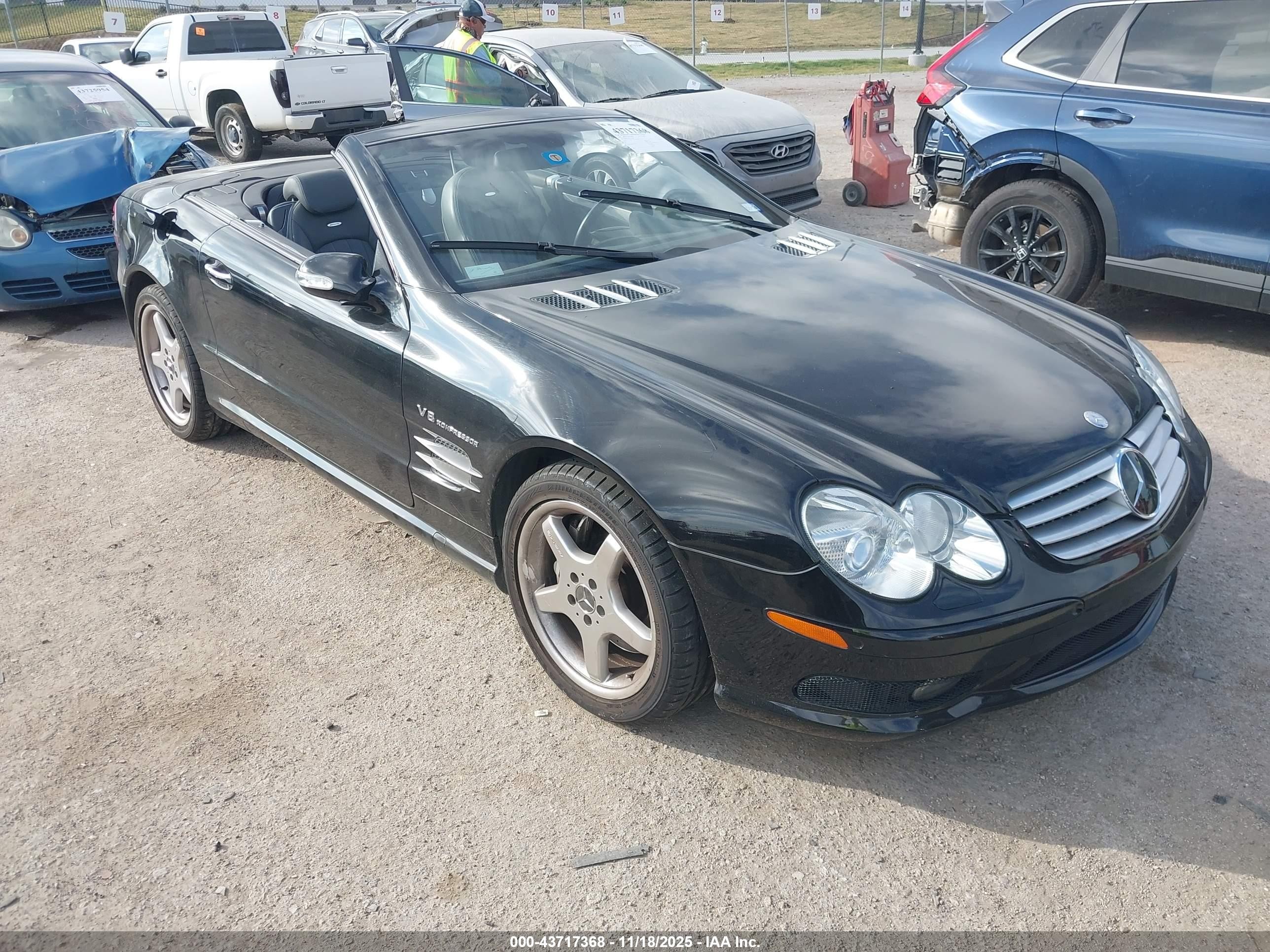 2003 Mercedes-benz Sl 55 Amg   Black vin: WDBSK74FX3F056280
