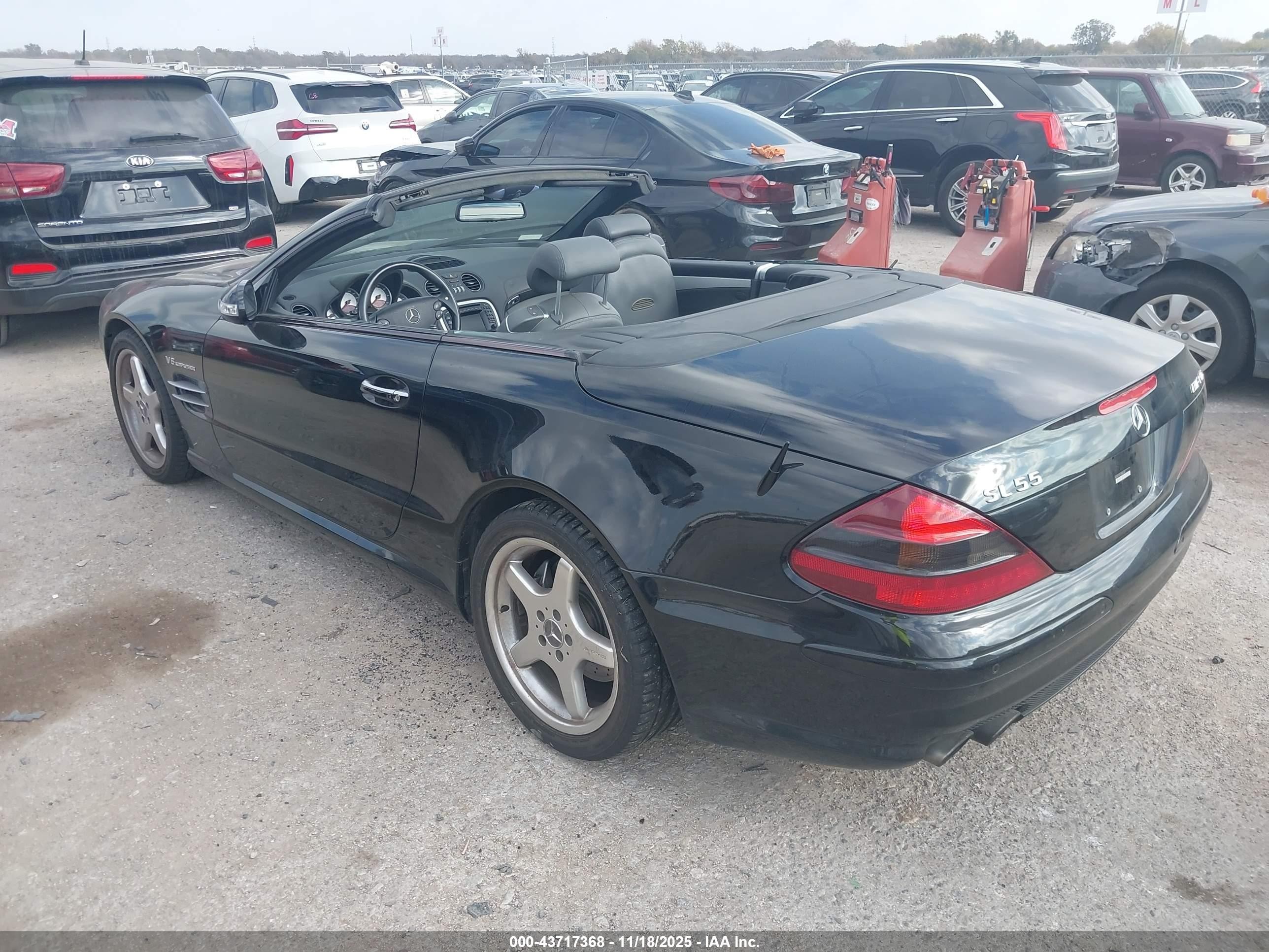2003 Mercedes-benz Sl 55 Amg   Black vin: WDBSK74FX3F056280