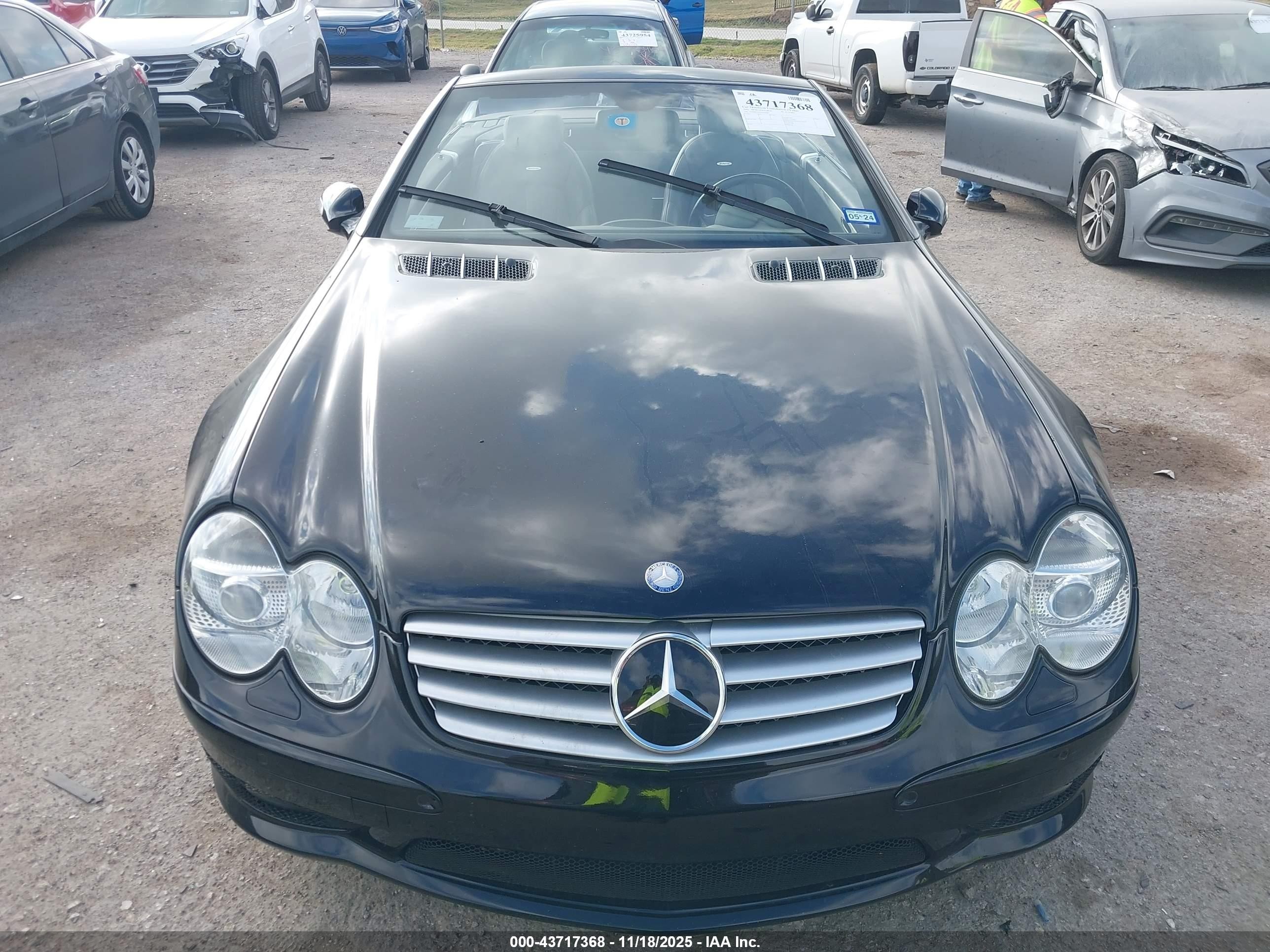 2003 Mercedes-benz Sl 55 Amg   Black vin: WDBSK74FX3F056280